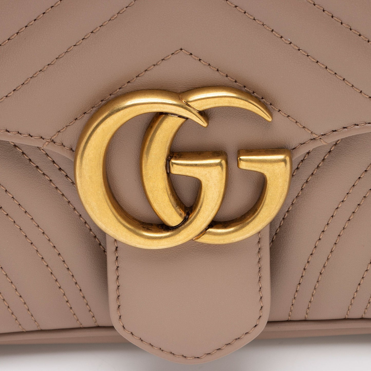 Gucci Matelasse Leather GG Marmont Small Flap Shoulder Bag (SHF-ydhtSa)