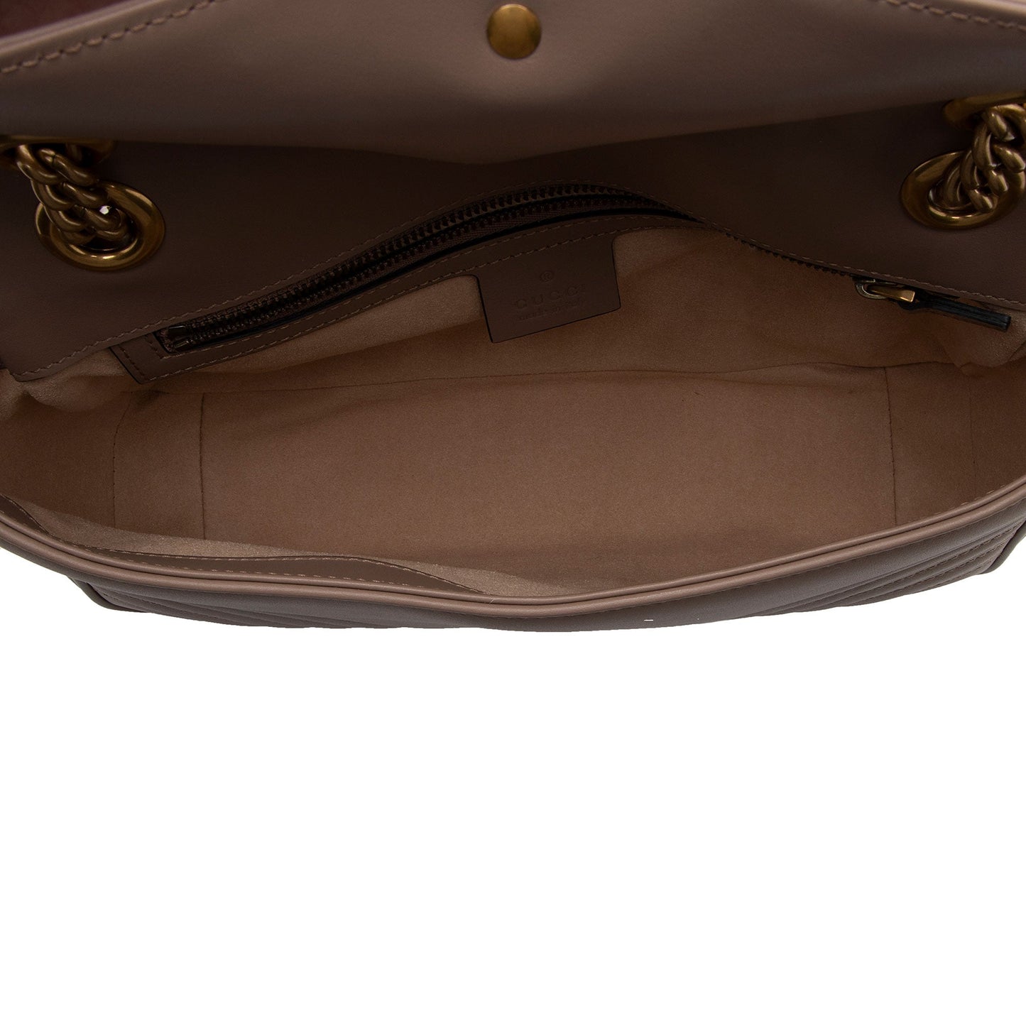 Gucci Matelasse Leather GG Marmont Small Flap Shoulder Bag (SHF-ydhtSa)
