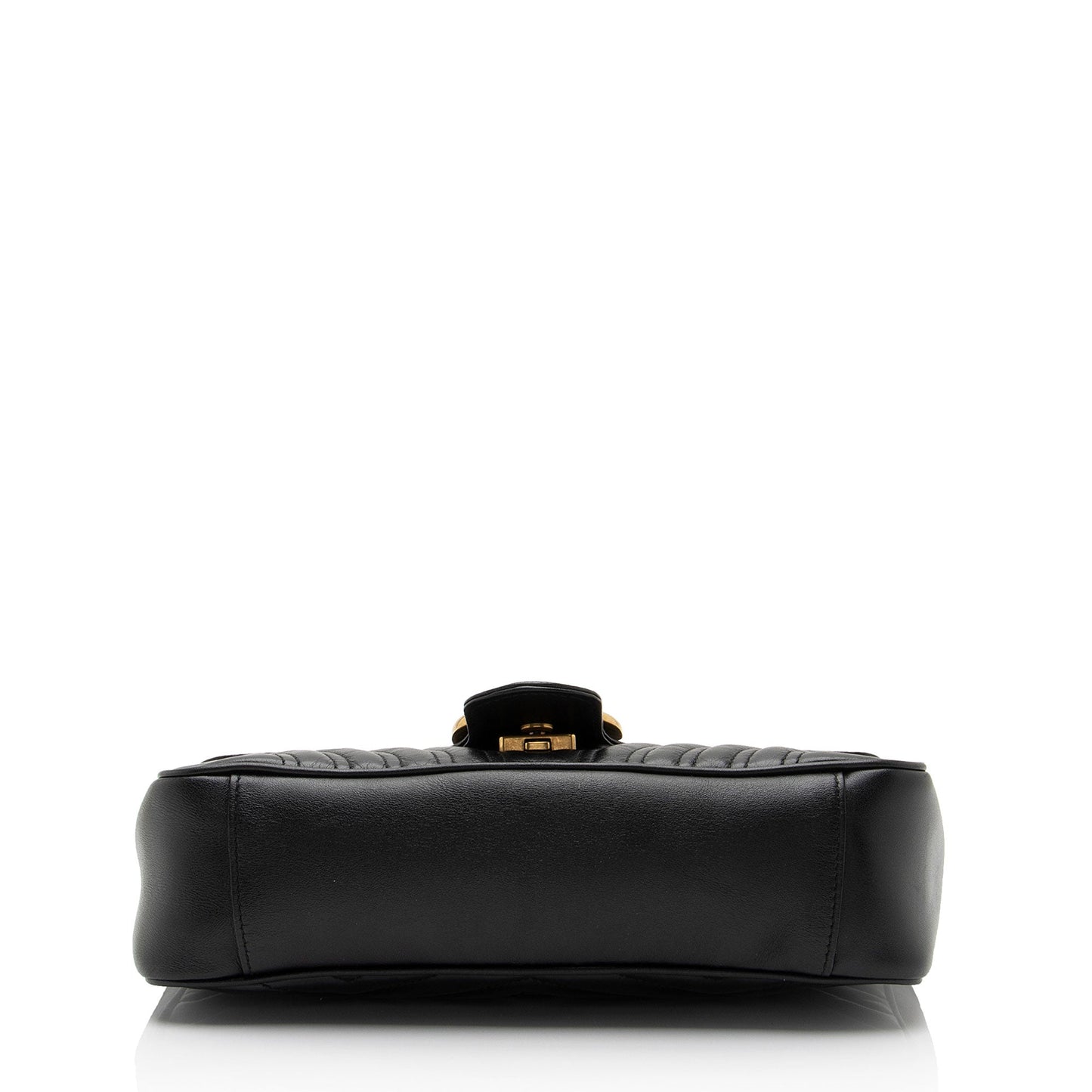 Gucci Matelasse Leather GG Marmont Small Flap Shoulder Bag (SHF-5zif5r)