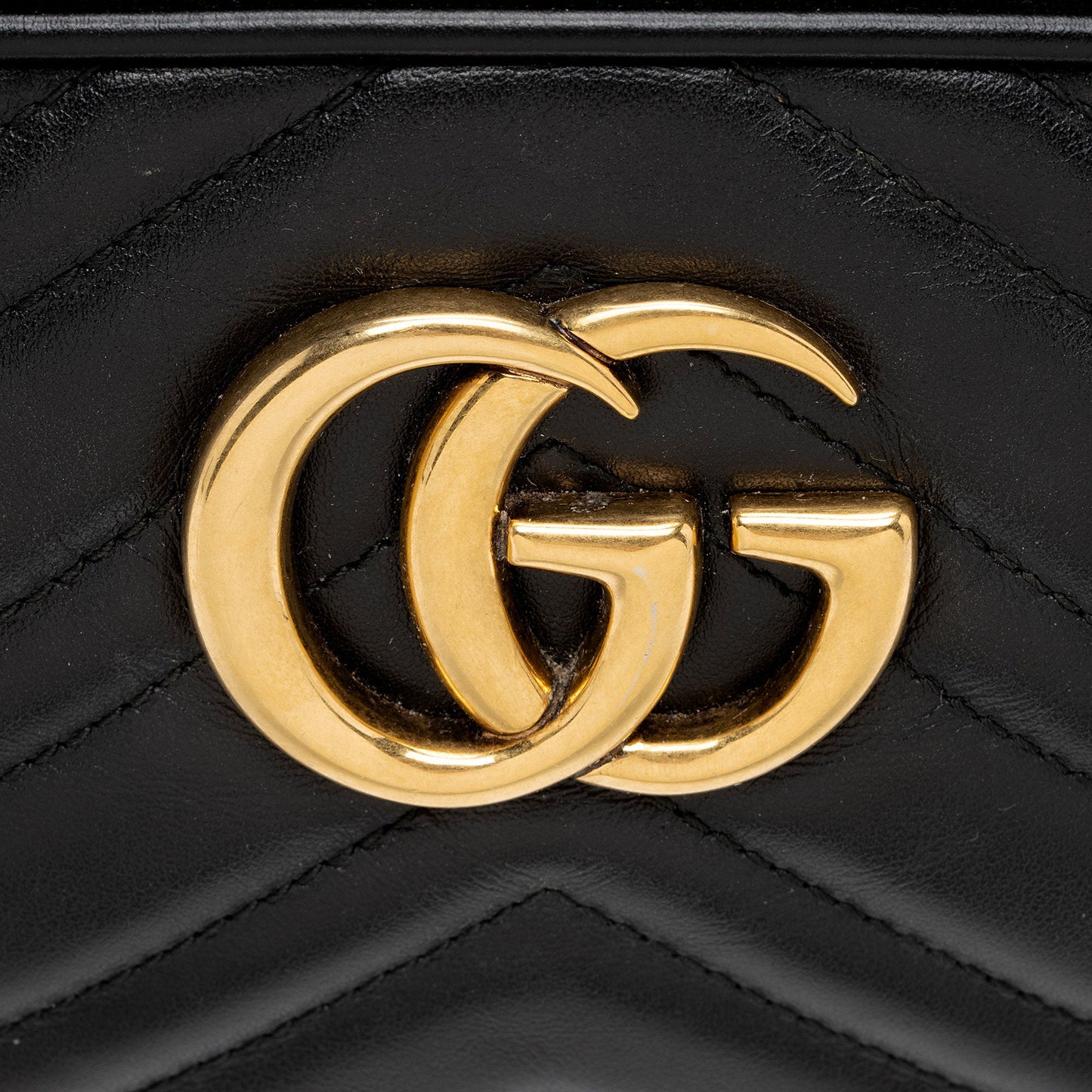Gucci Matelasse Leather GG Marmont Small Shoulder Bag (SHF-3o6xQ1)