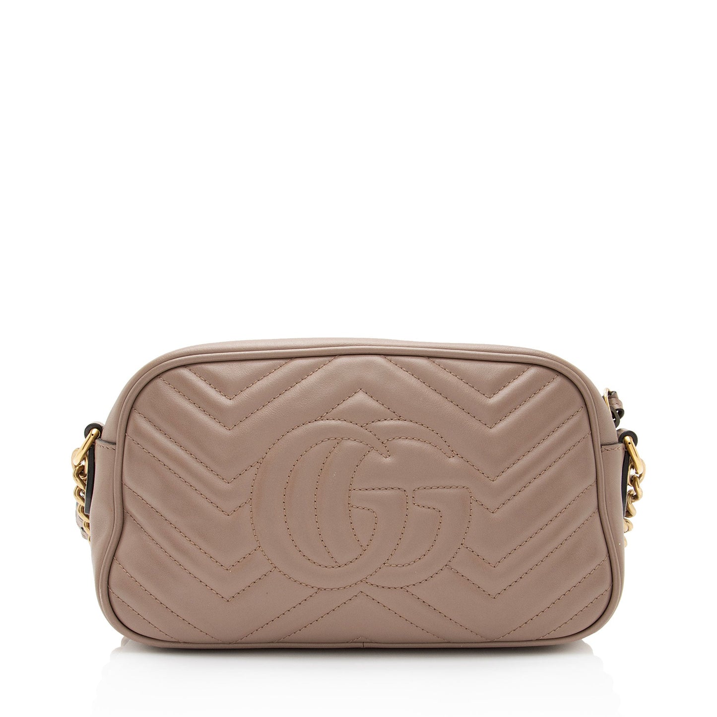 Gucci Matelasse Leather GG Marmont Small Shoulder Bag (SHF-LVfFFC)