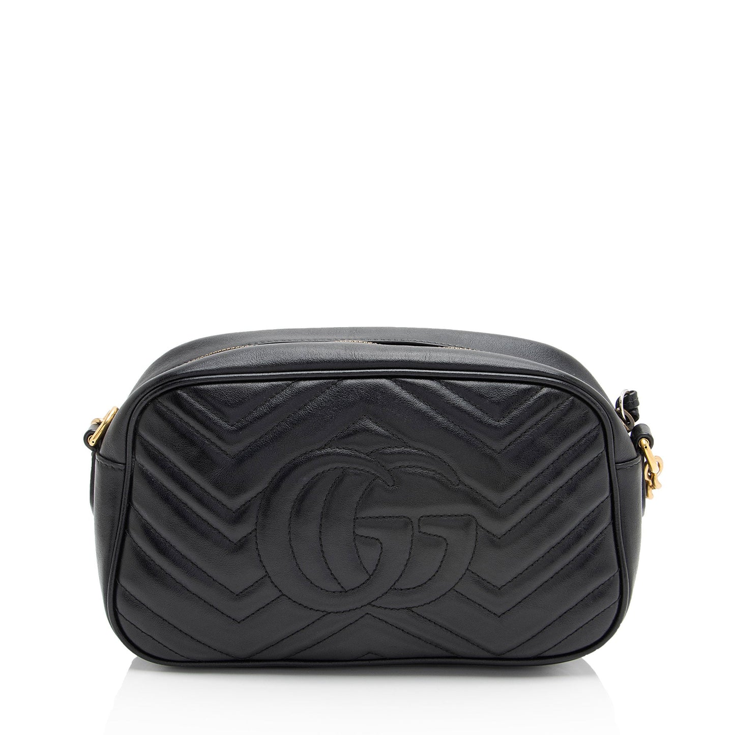 Gucci Matelasse Leather GG Marmont Small Shoulder Bag (SHF-jE5N59)