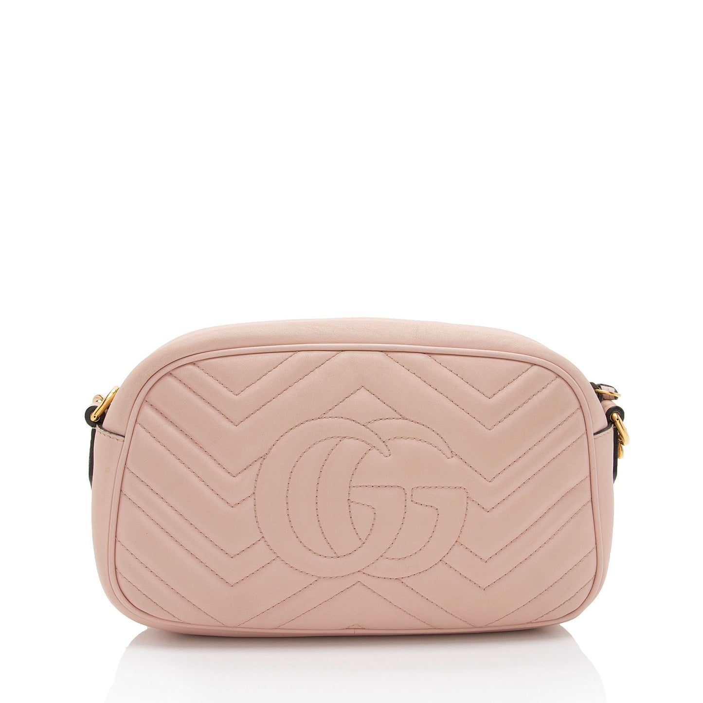 Gucci Matelasse Leather GG Marmont Small Shoulder Bag (SHF-2jUw44)