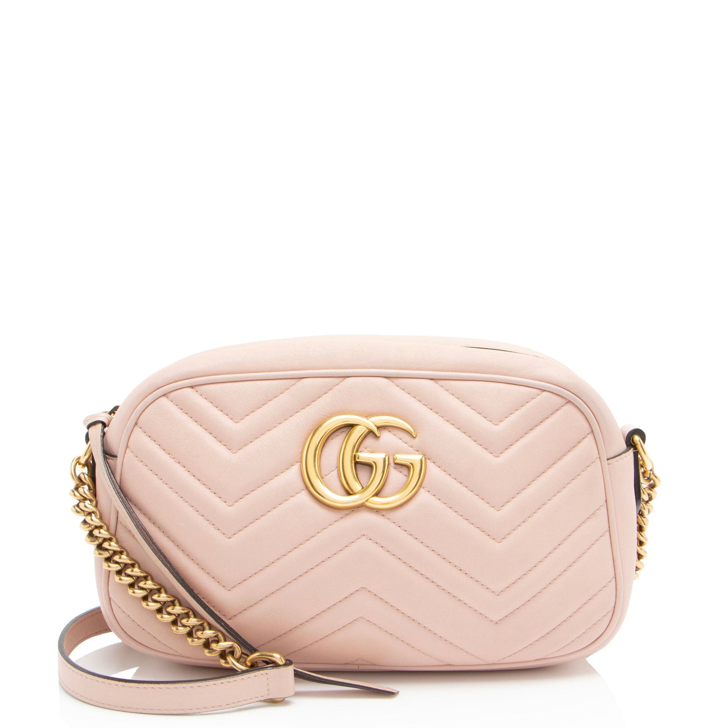 Gucci Matelasse Leather GG Marmont Small Shoulder Bag
