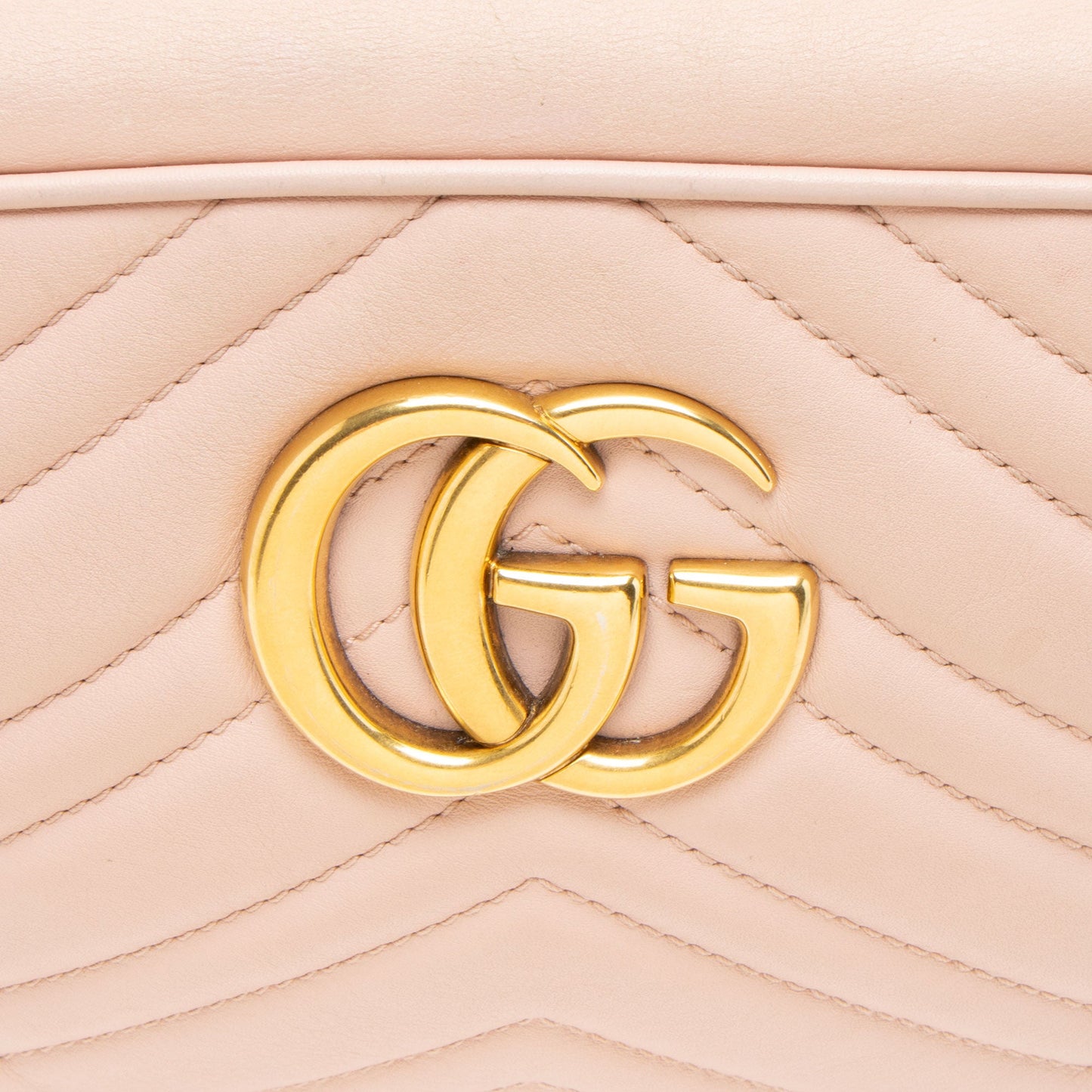 Gucci Matelasse Leather GG Marmont Small Shoulder Bag