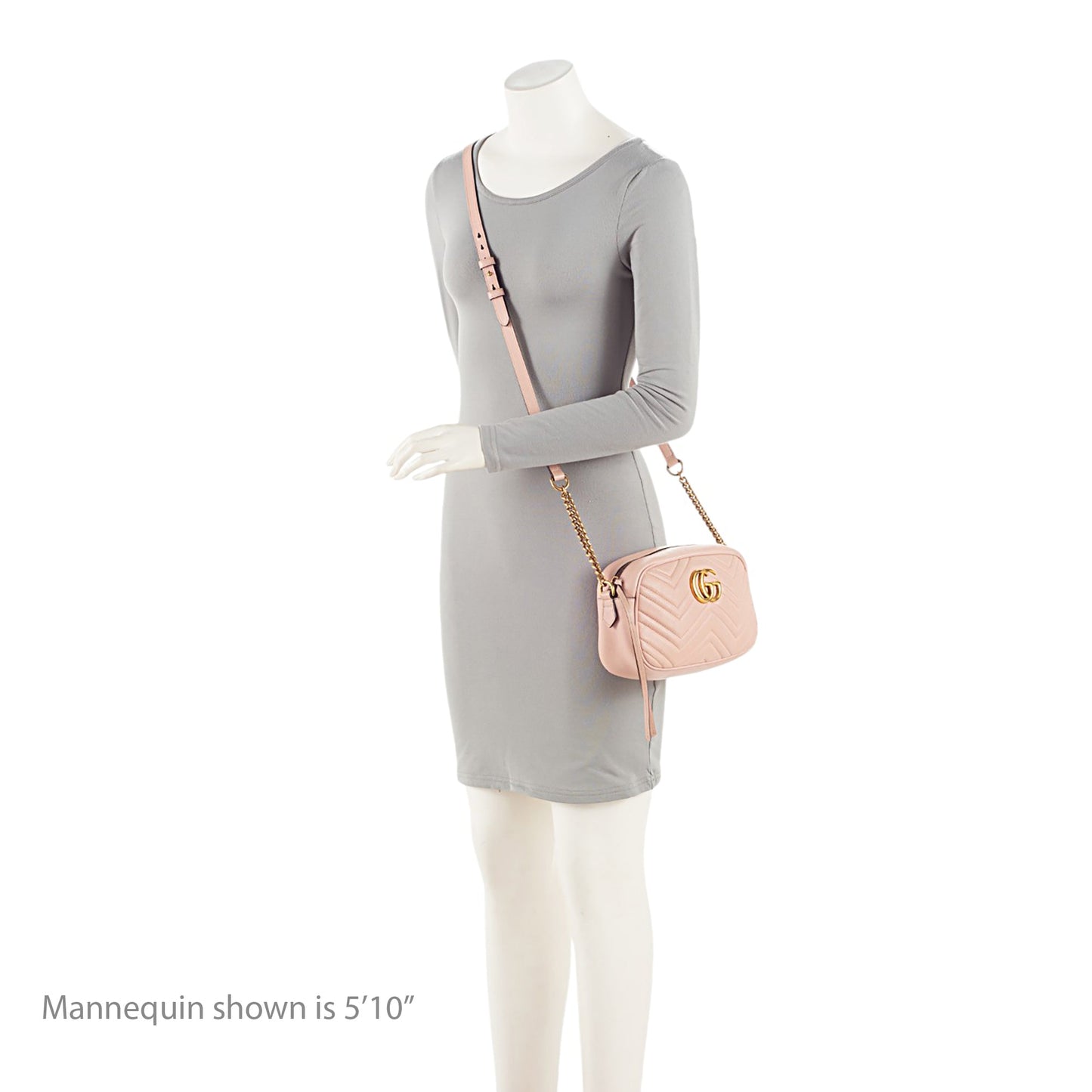 Gucci Matelasse Leather GG Marmont Small Shoulder Bag