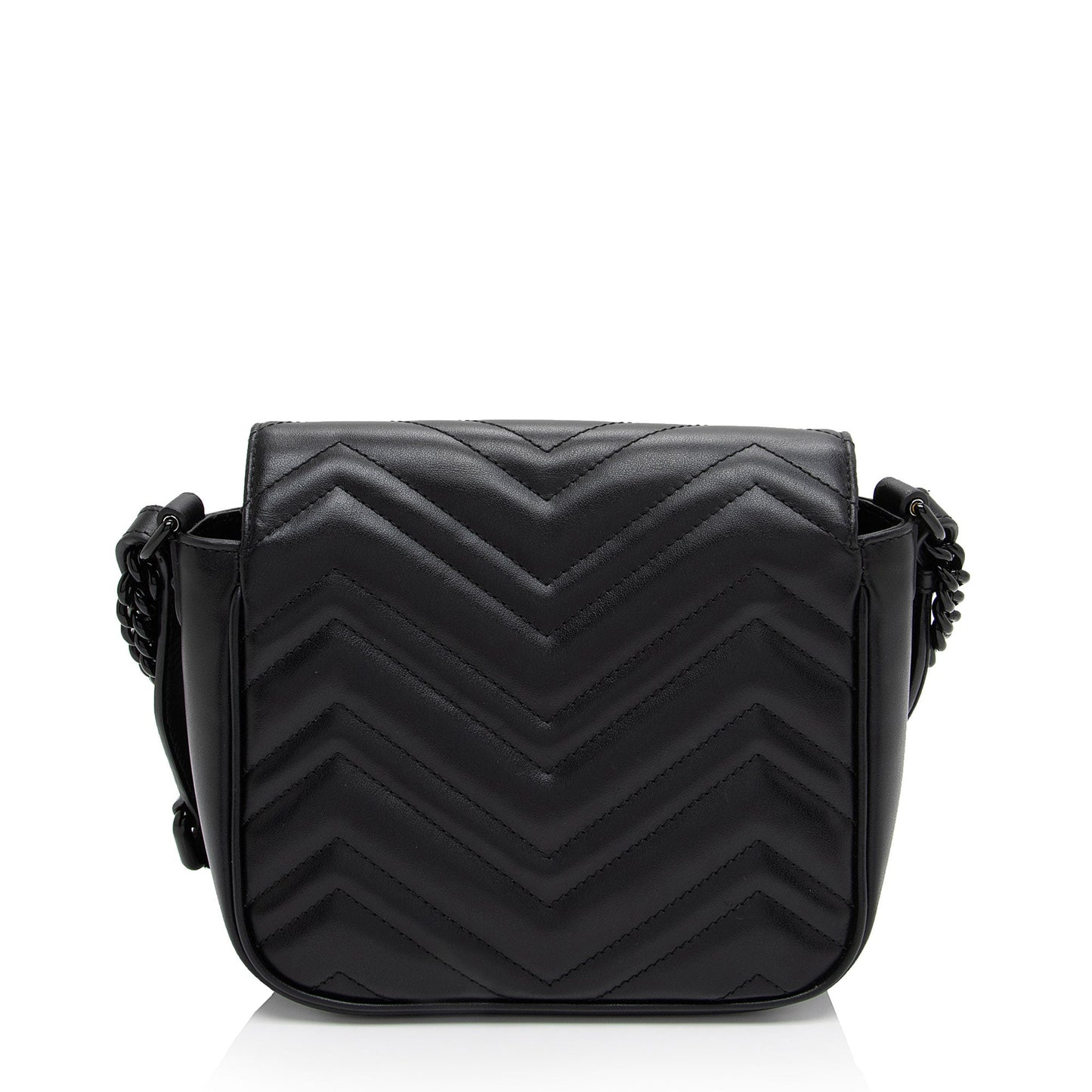 Gucci Matelasse Leather GG Marmont Square Shoulder Bag (SHF-43SCt3)
