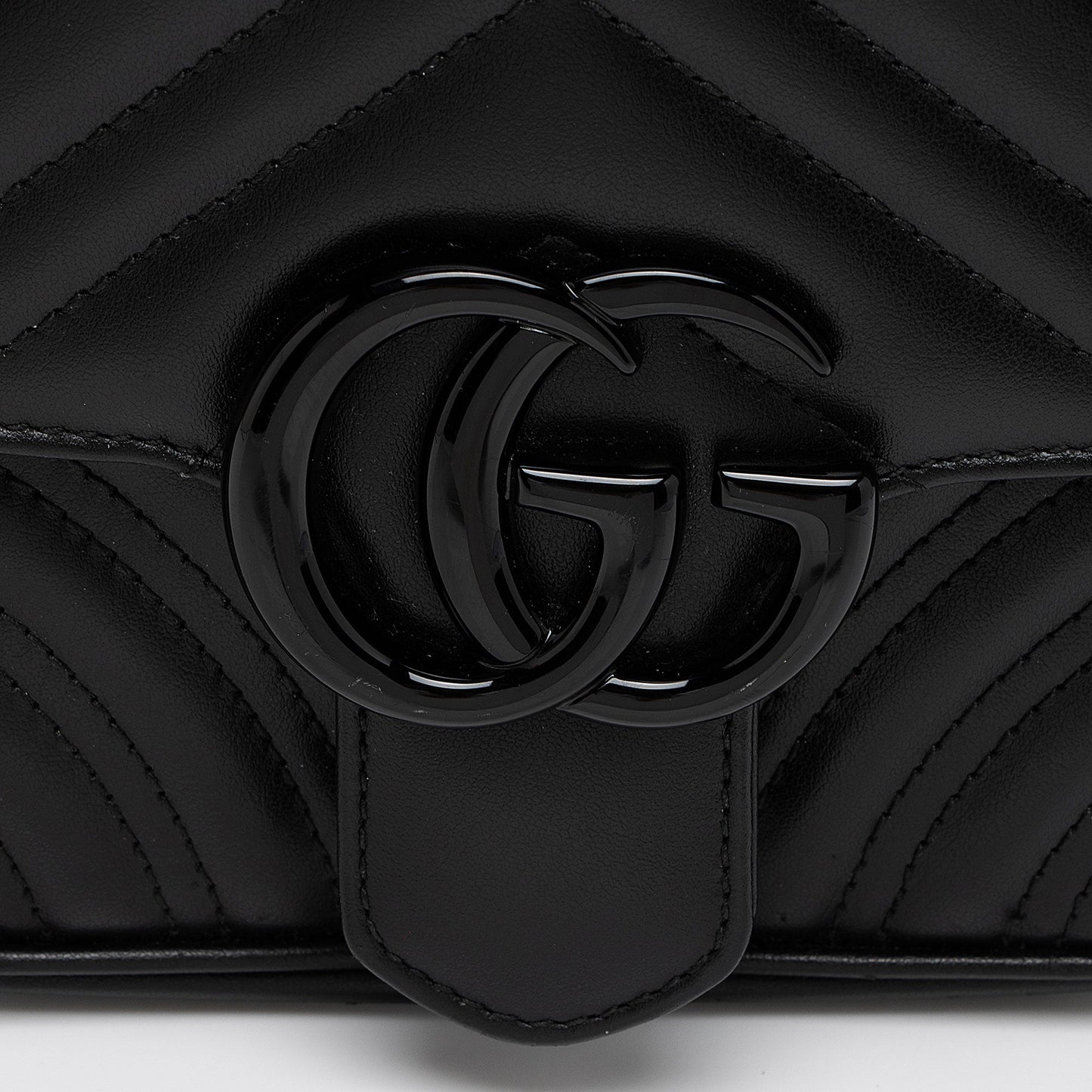 Gucci Matelasse Leather GG Marmont Square Shoulder Bag (SHF-43SCt3)