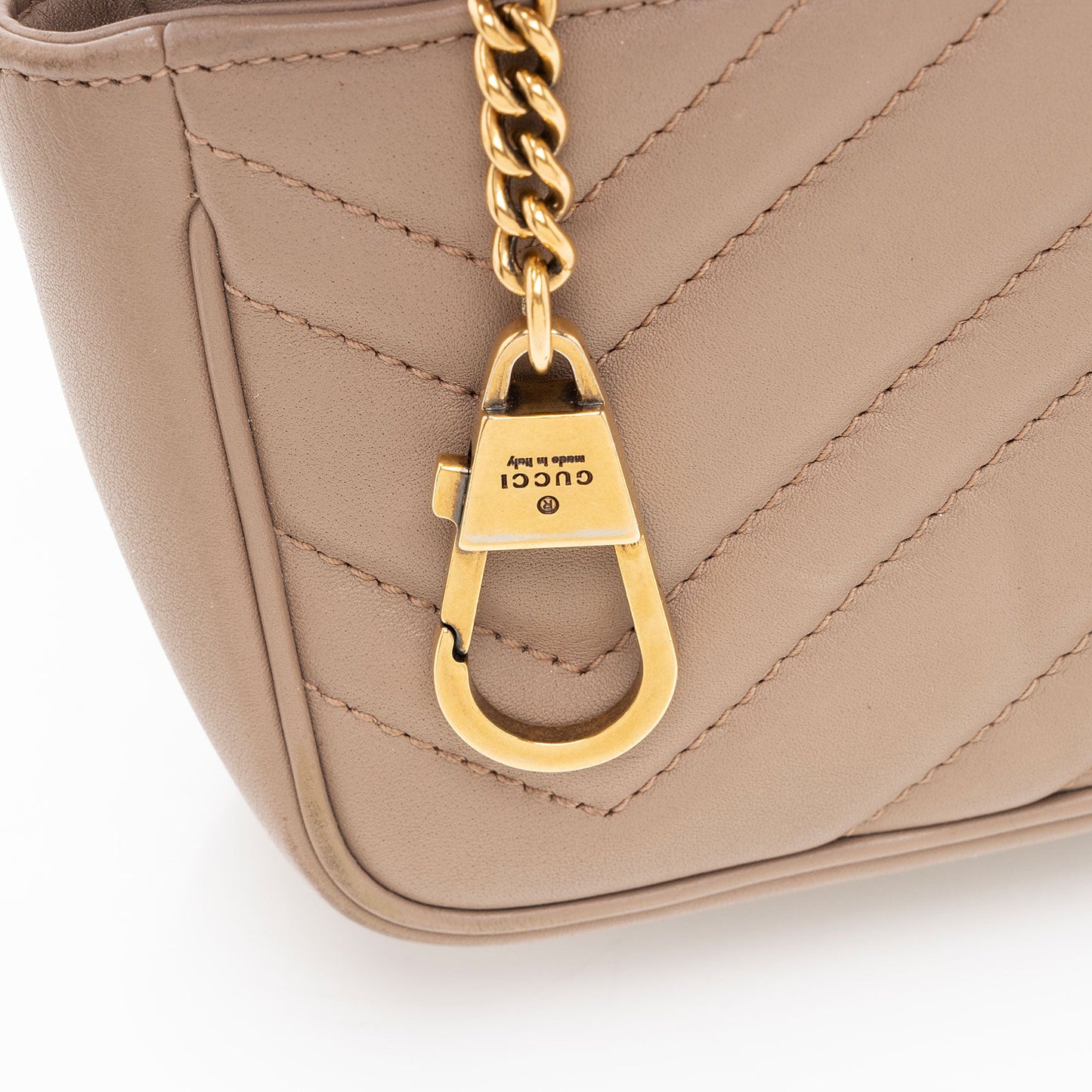 Gucci Matelasse Leather GG Marmont Super Mini Flap Bag - FINAL SALE