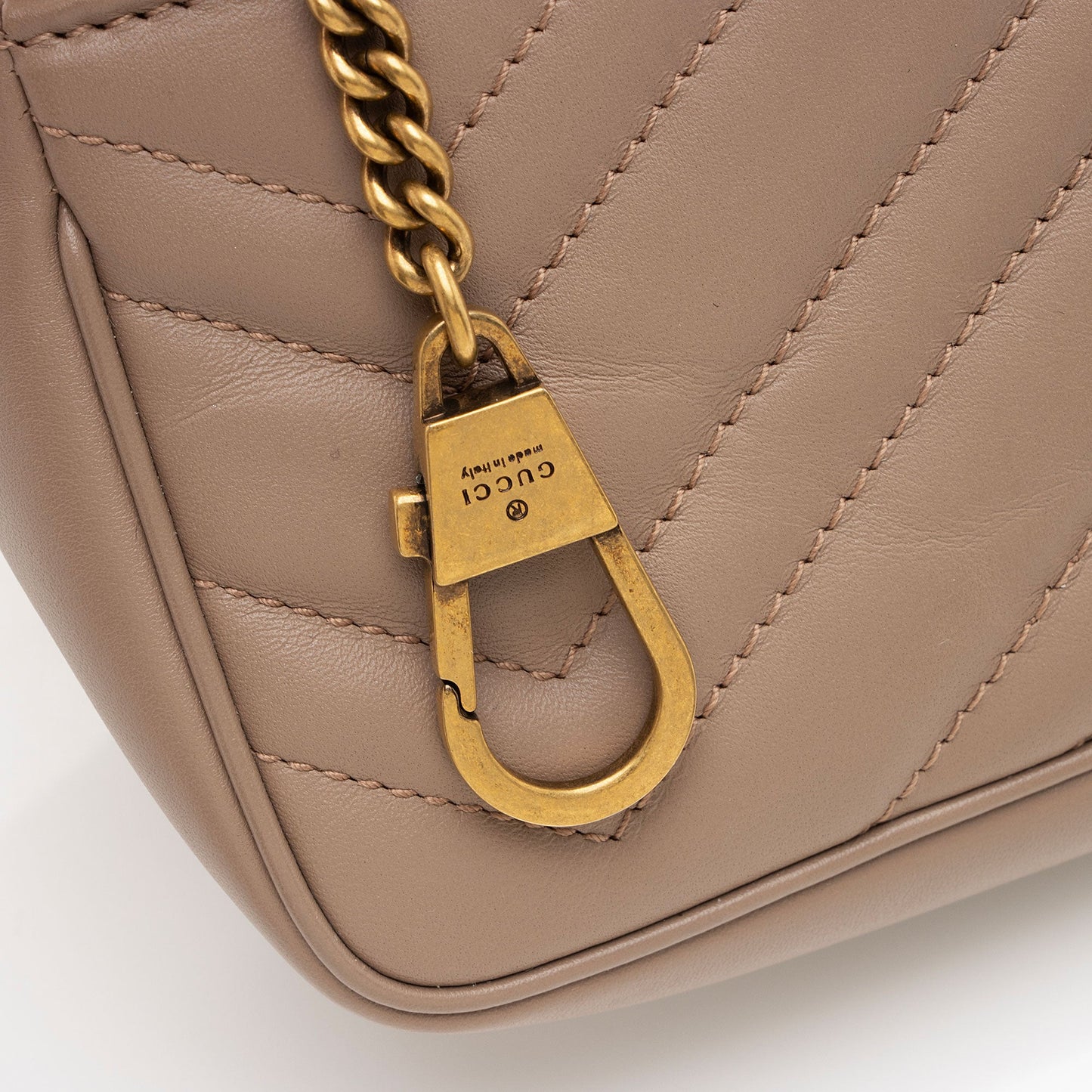 Gucci Matelasse Leather GG Marmont Super Mini Flap Bag