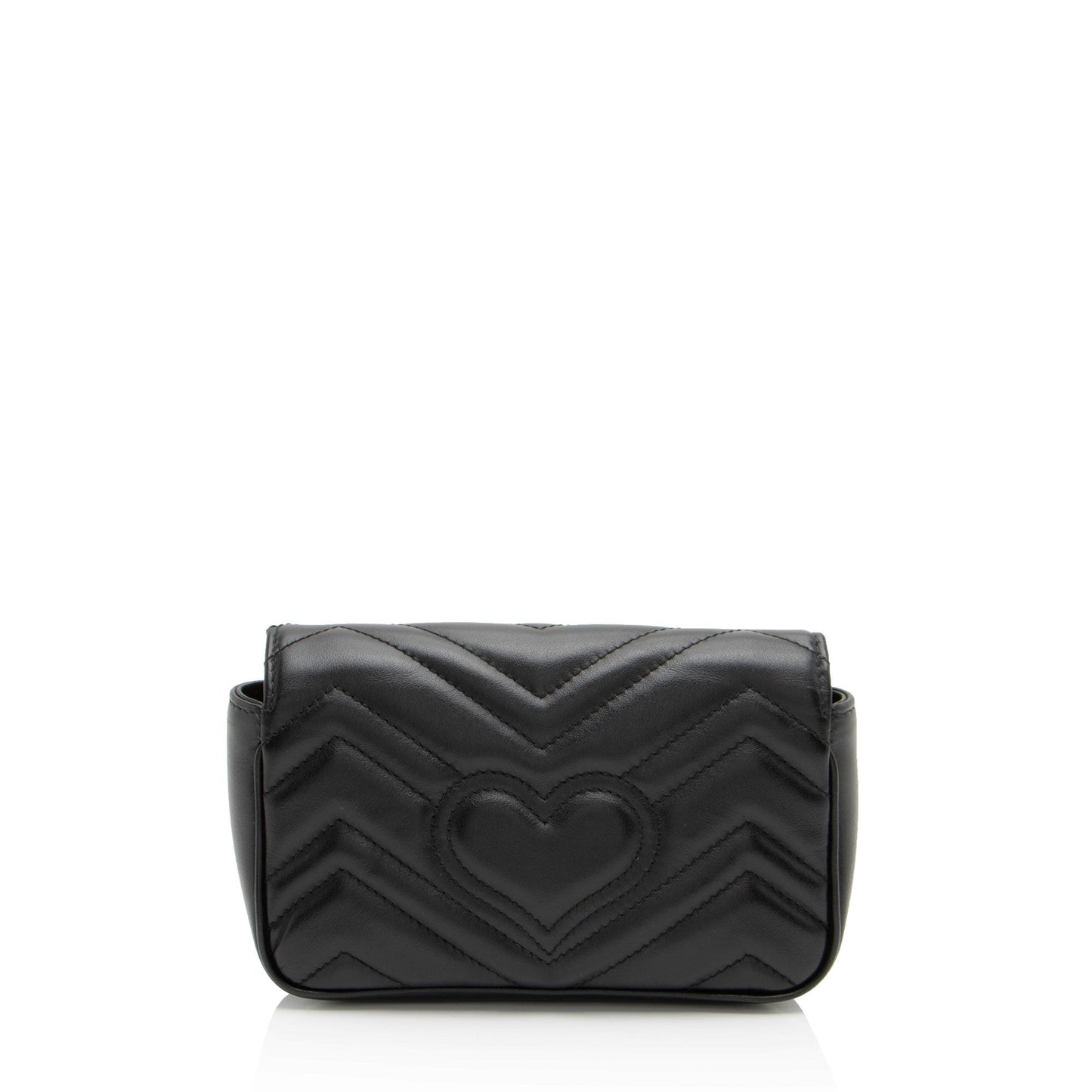 Gucci Matelasse Leather GG Marmont Super Mini Flap Bag (SHF-s0BSa1)