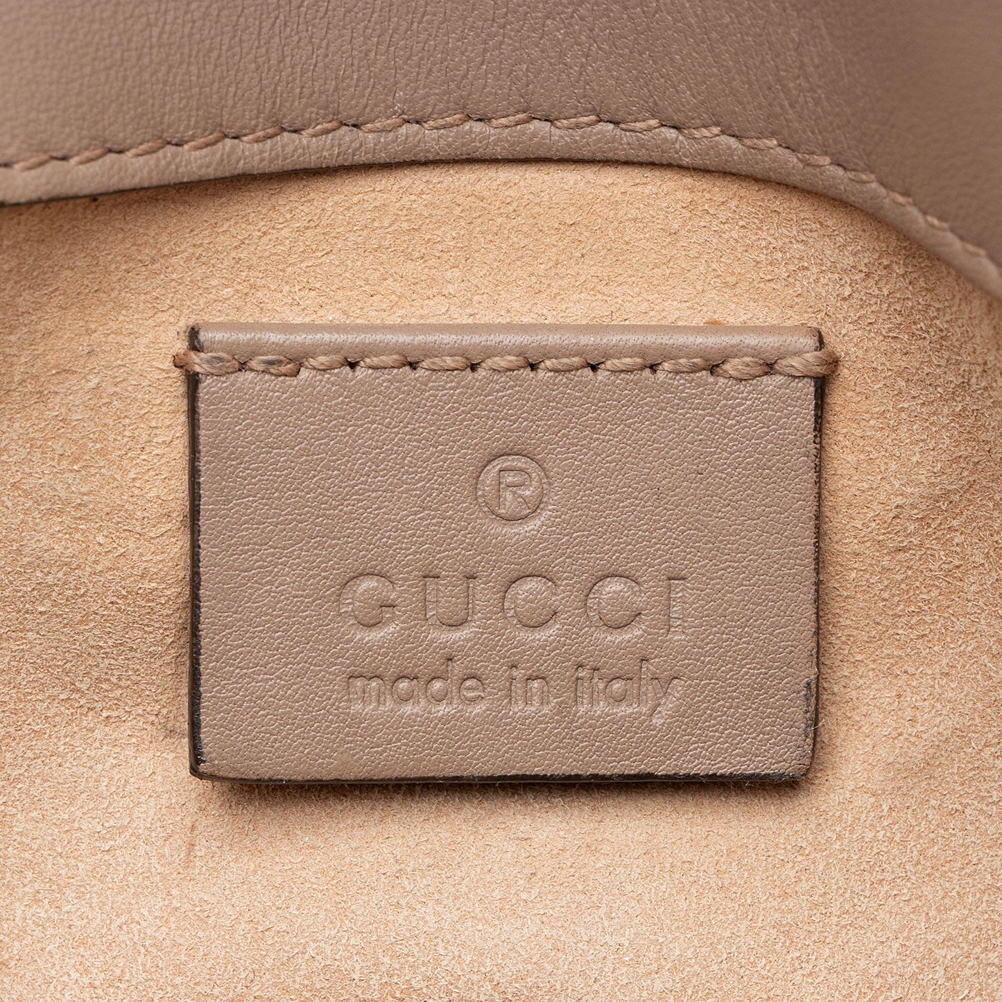 Gucci Matelasse Leather GG Marmont Super Mini Flap Bag
