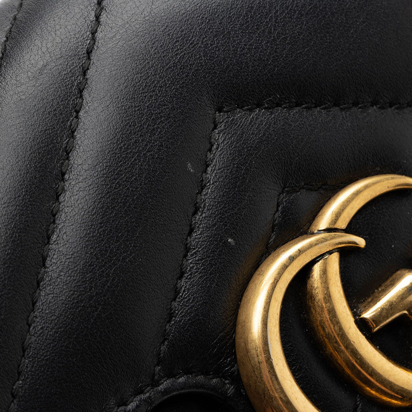 Gucci Matelasse Leather GG Marmont Super Mini Flap Bag