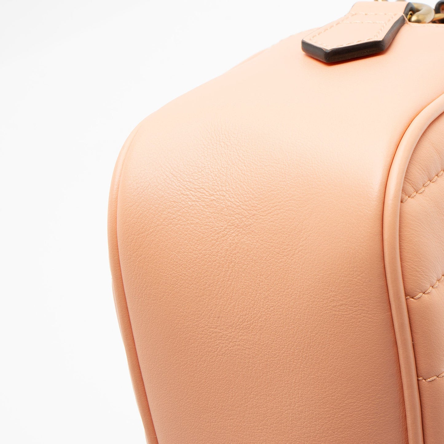Gucci Matelasse Leather GG Marmont Vertical Ring Small Shoulder Bag