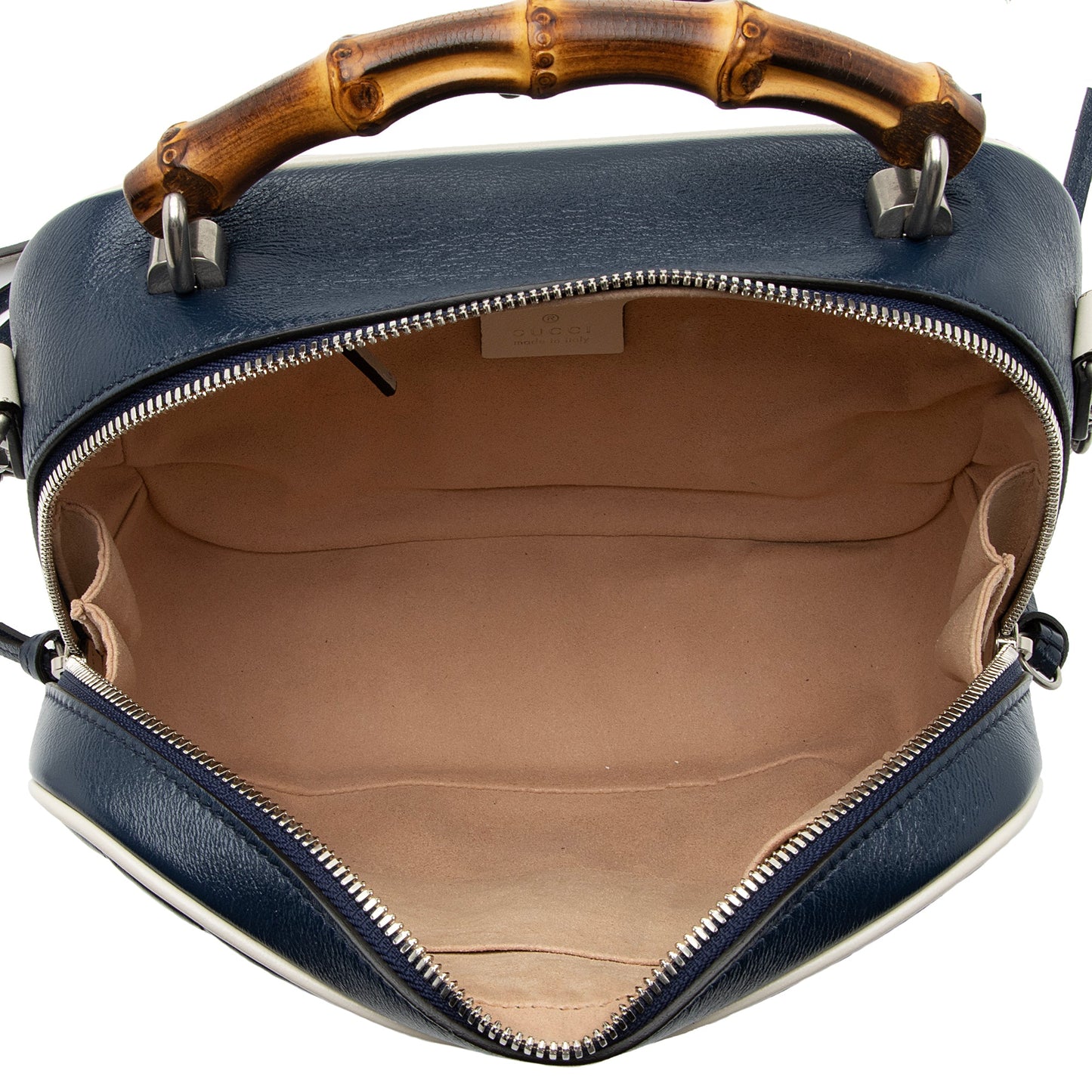 Gucci Matelasse Leather Torchon GG Marmont Bamboo Top Handle Bag (SHF-cATh2Q)