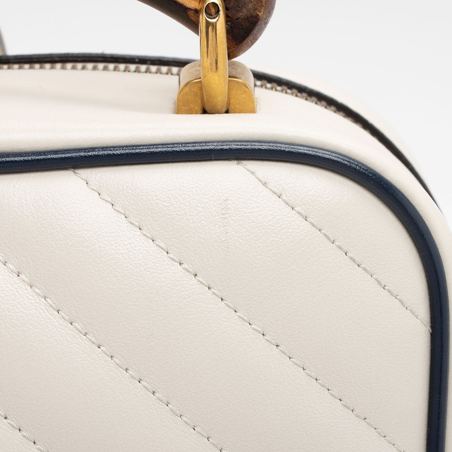 Gucci Matelasse Leather Torchon GG Marmont Bamboo Top Handle