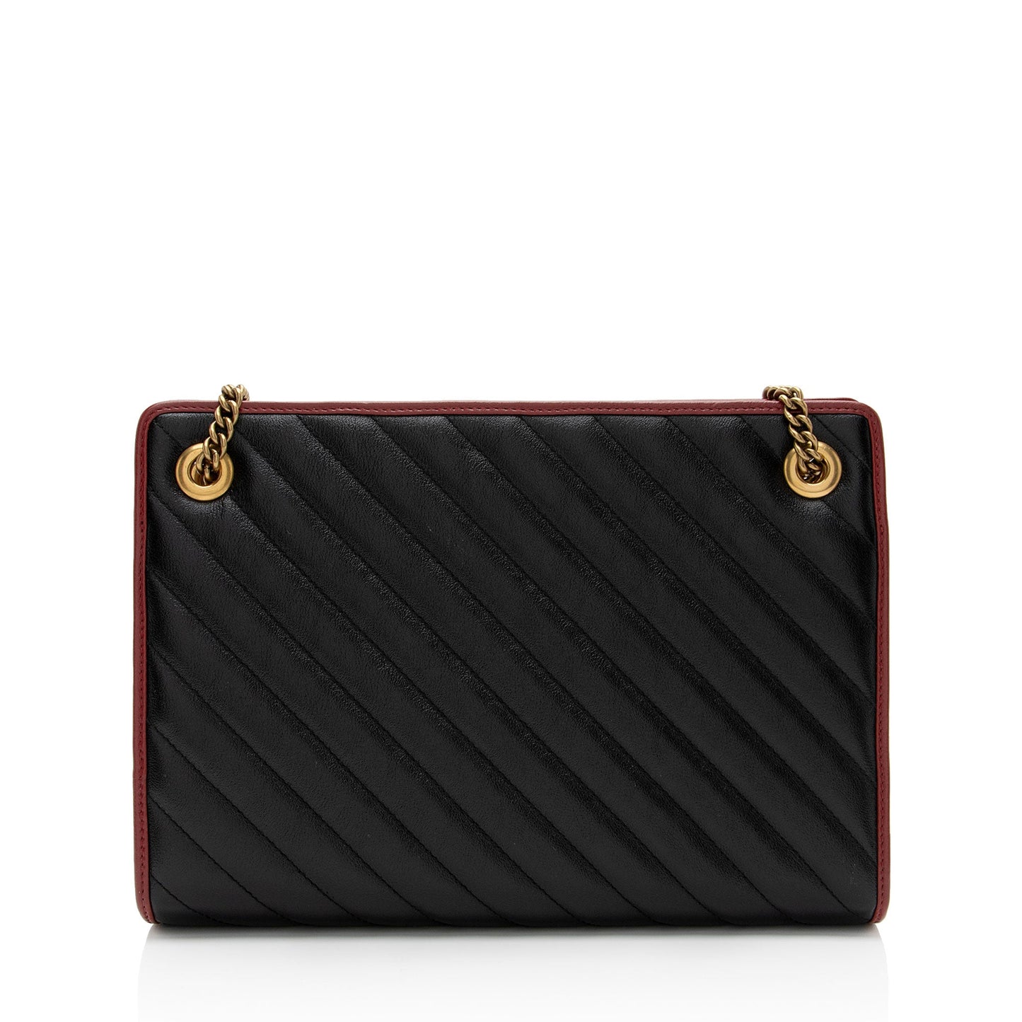 Gucci Matelasse Leather Torchon GG Marmont Chain Tote