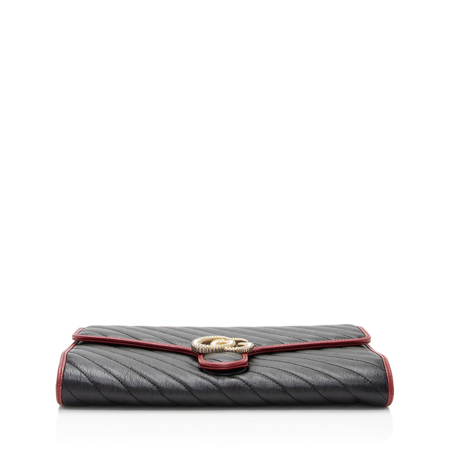 Gucci Matelasse Leather Torchon GG Marmont Clutch (SHF-AQeHxl)