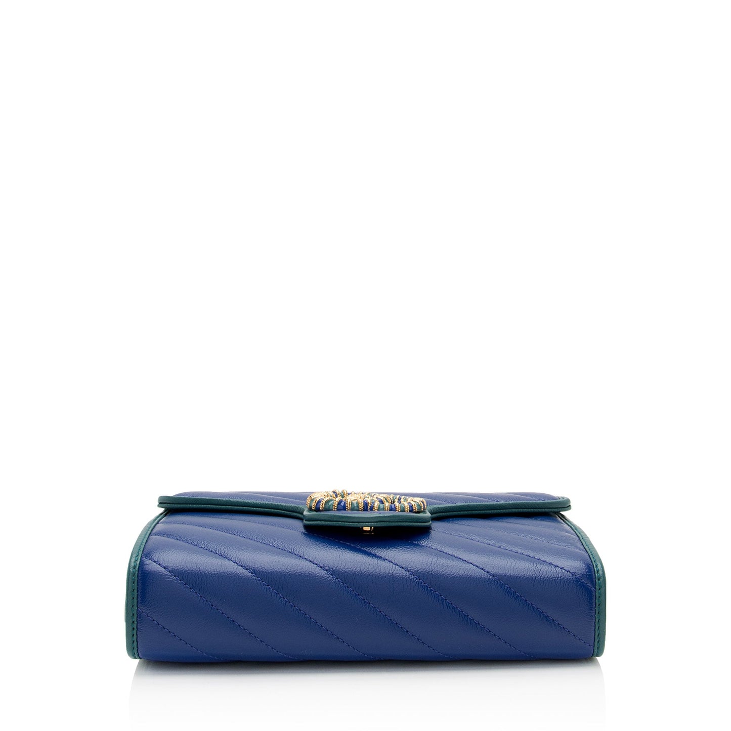 Gucci Matelasse Leather Torchon GG Marmont Mini Chain Bag (SHF-FtS5vC)