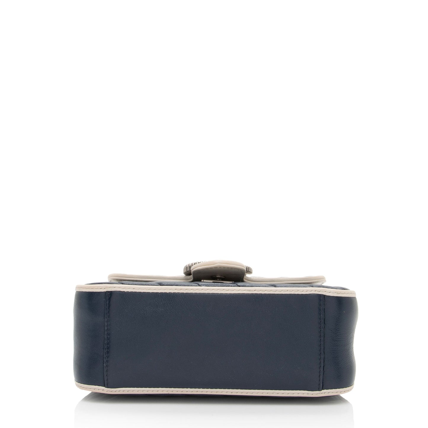 Gucci Matelasse Leather Torchon GG Marmont Mini Top Handle (SHF-MlSIP6)