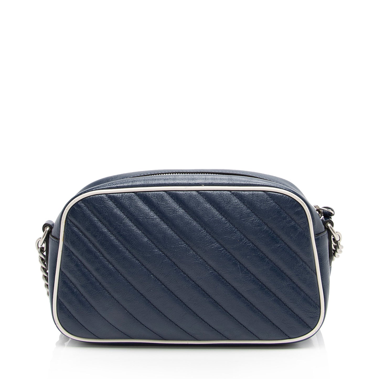 Gucci Matelasse Leather Torchon GG Marmont Small Shoulder Bag