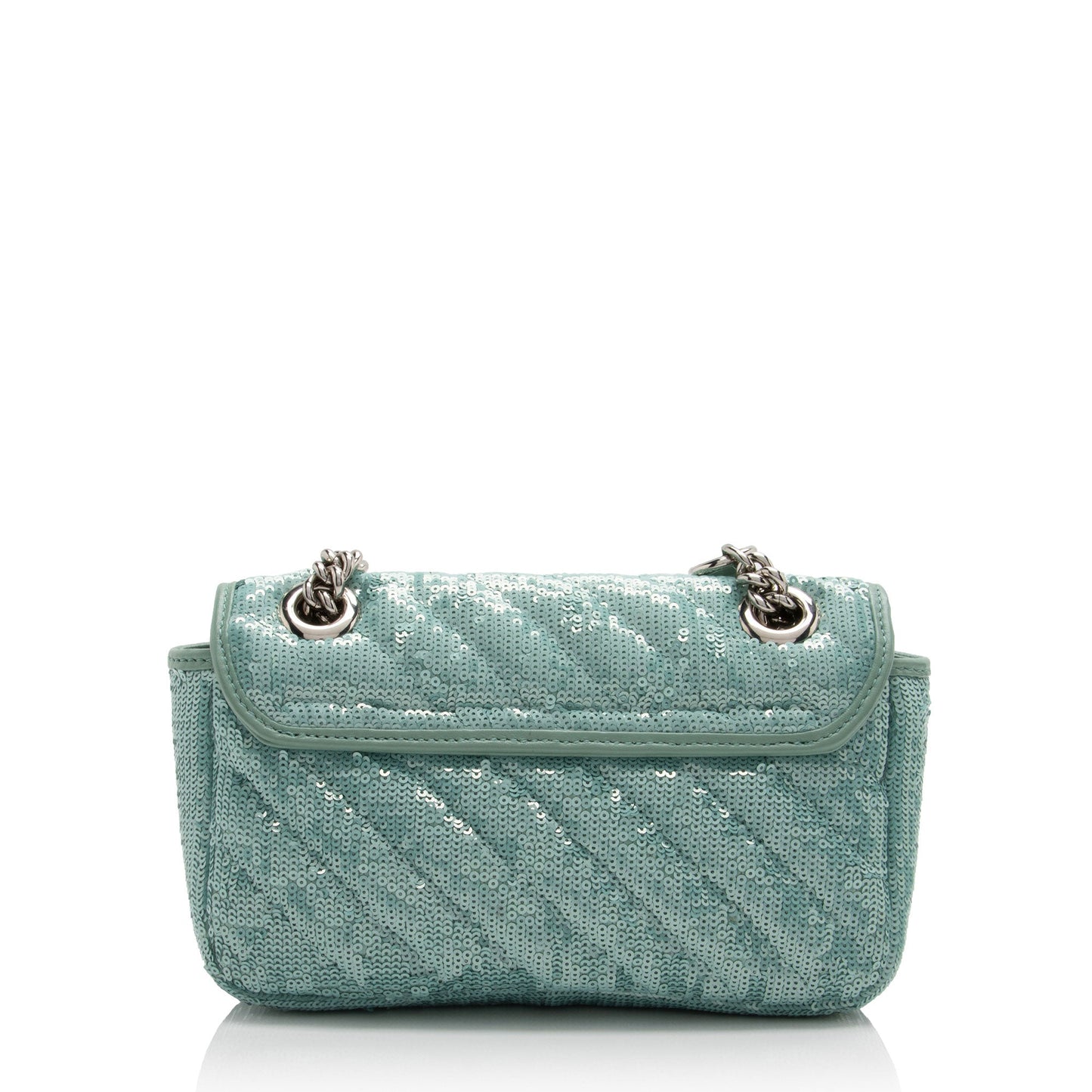 Gucci Matelasse Sequin GG Marmont Mini Flap Bag (SHF-09pAUc)