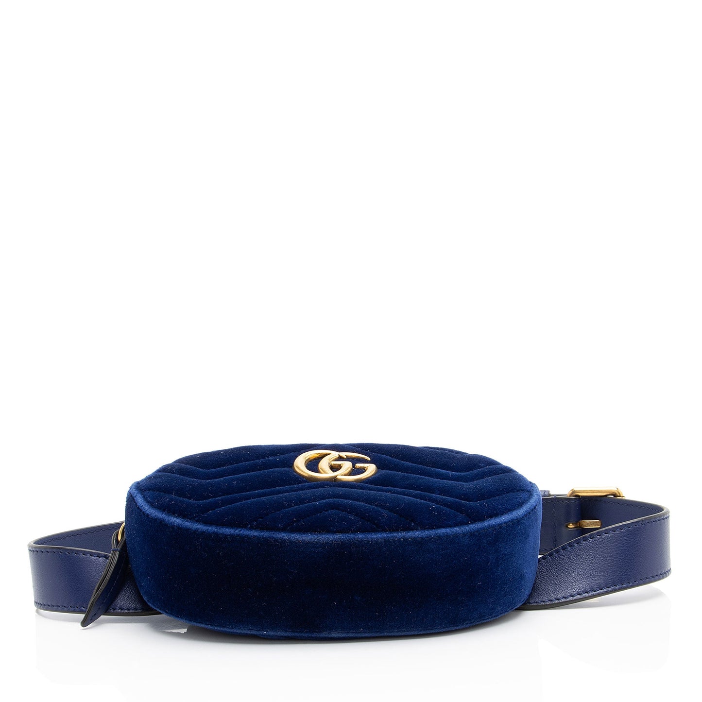 Gucci Matelasse Velvet GG Marmont Belt Bag - Size 34 / 85