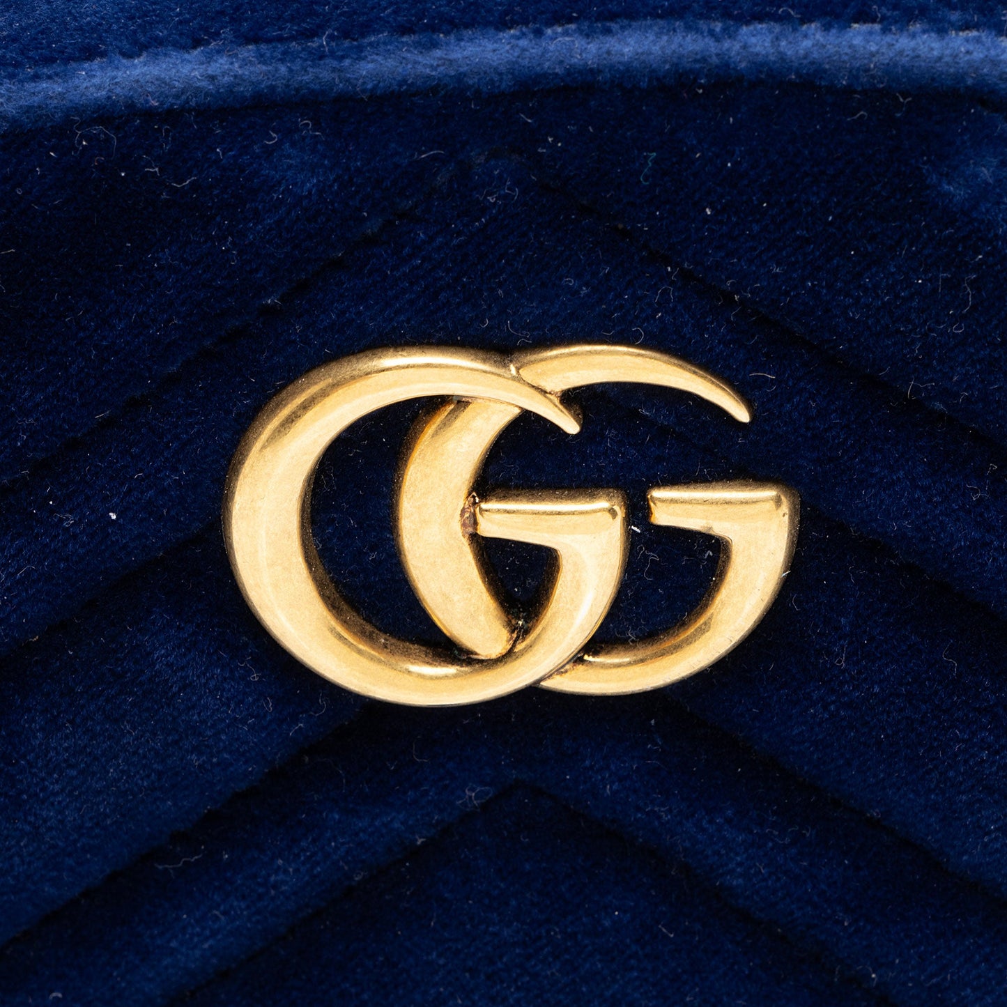 Gucci Matelasse Velvet GG Marmont Belt Bag - Size 34 / 85