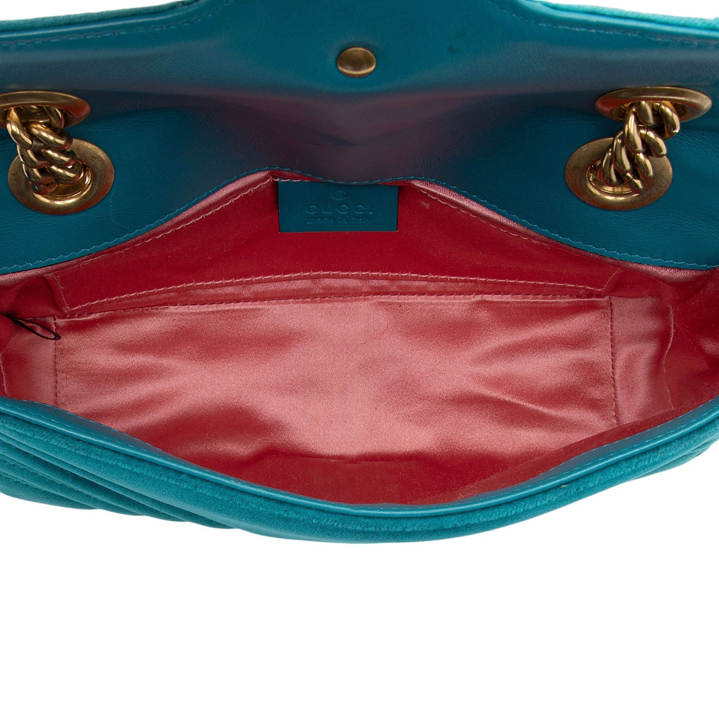 Gucci Matelasse Velvet GG Marmont Mini Flap Bag