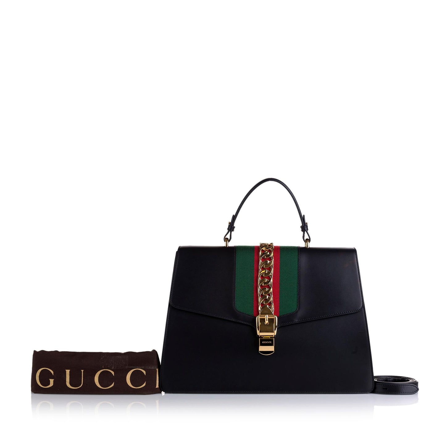 Gucci Maxi Sylvie Satchel (SHG-kfTk1h)