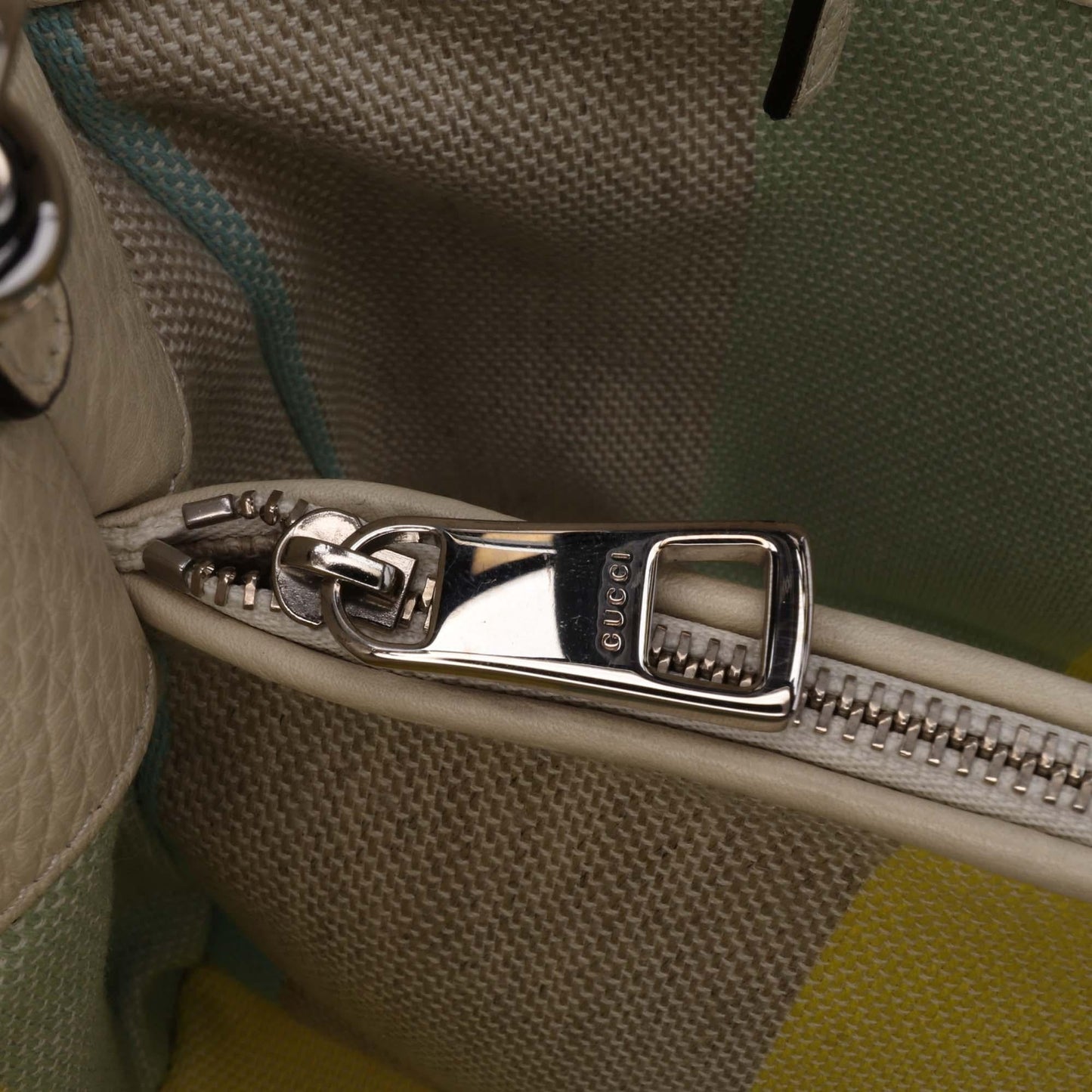 Gucci Medium Calfskin Bamboo Daily Shopper Satchel
