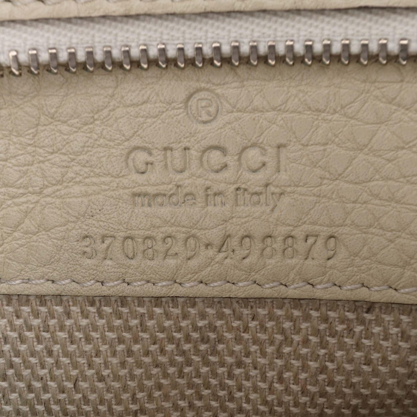 Gucci Medium Calfskin Bamboo Daily Shopper Satchel