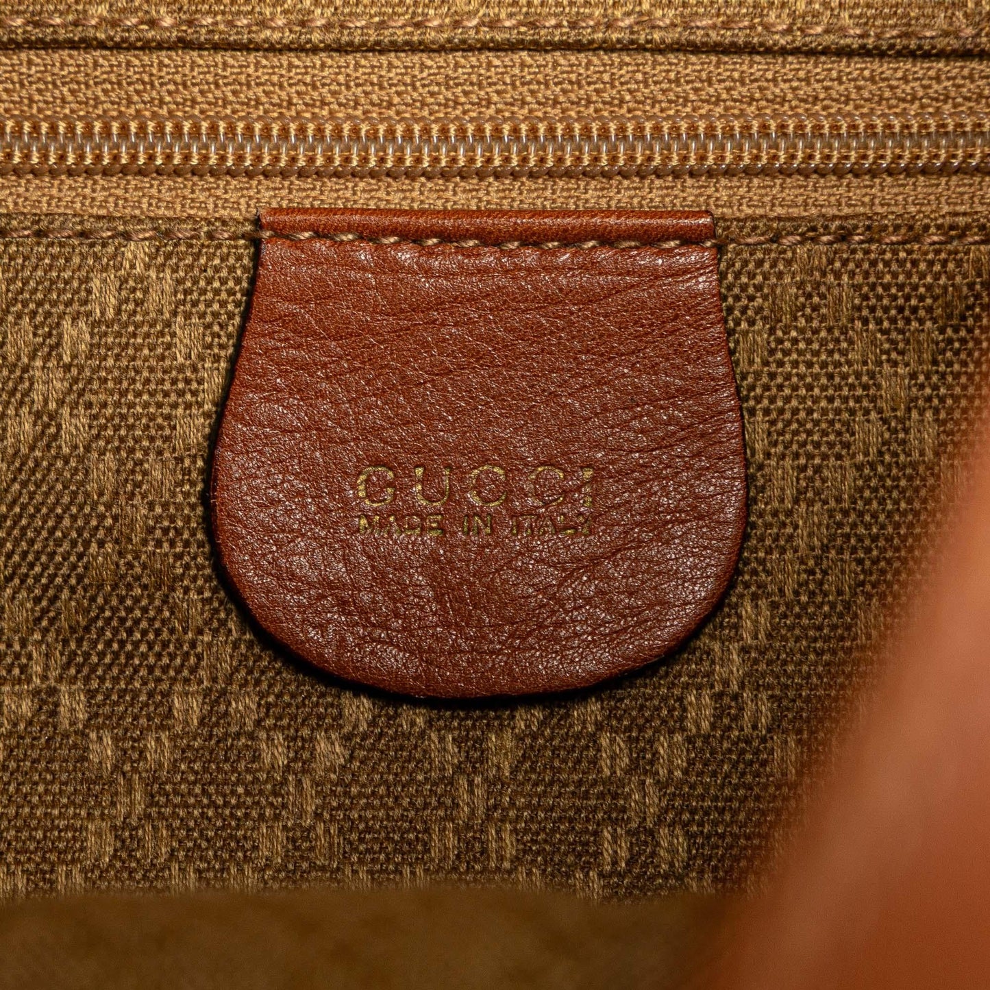 Gucci Medium Calfskin Bamboo Drawstring Backpack