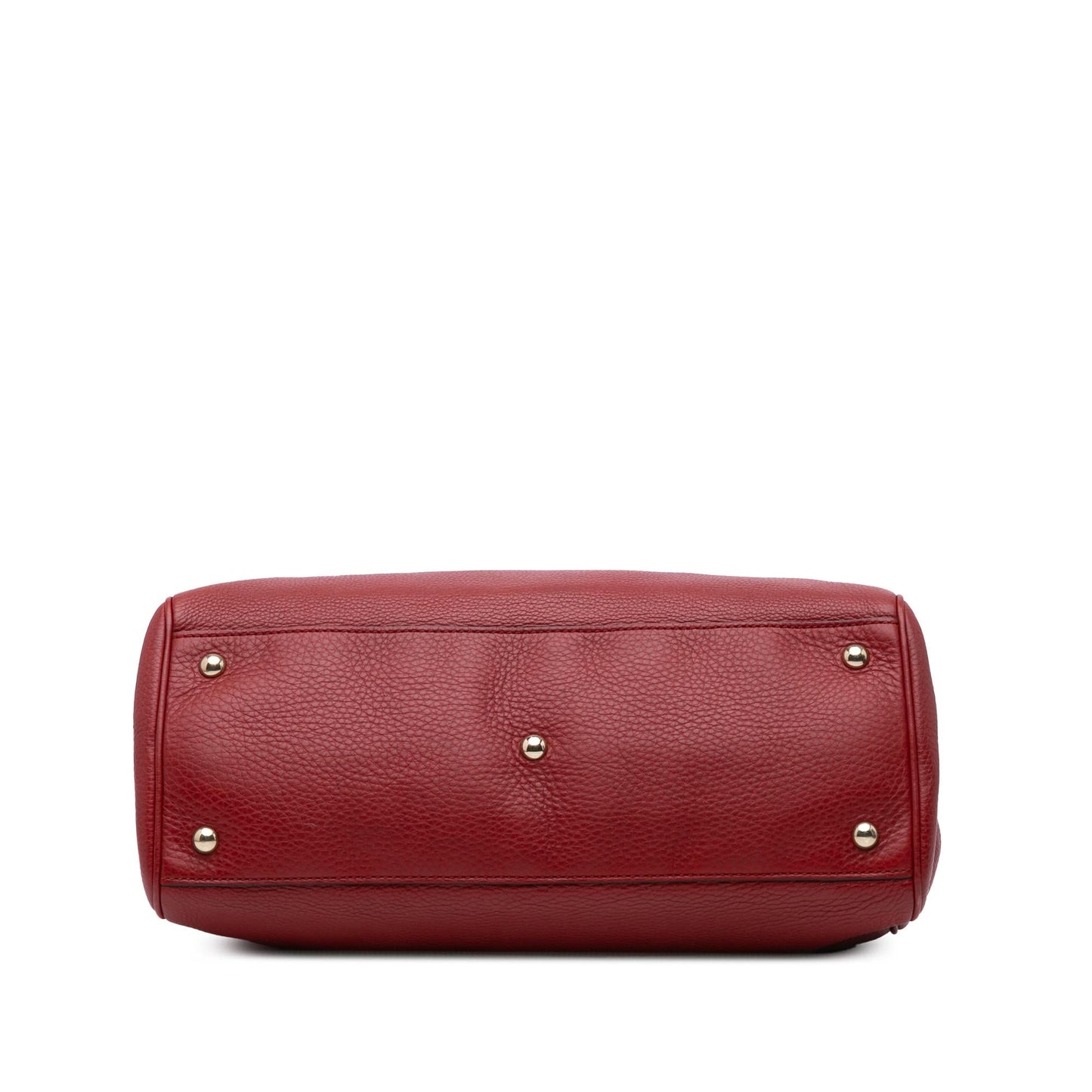 Gucci Medium Calfskin Bamboo Shopper Satchel