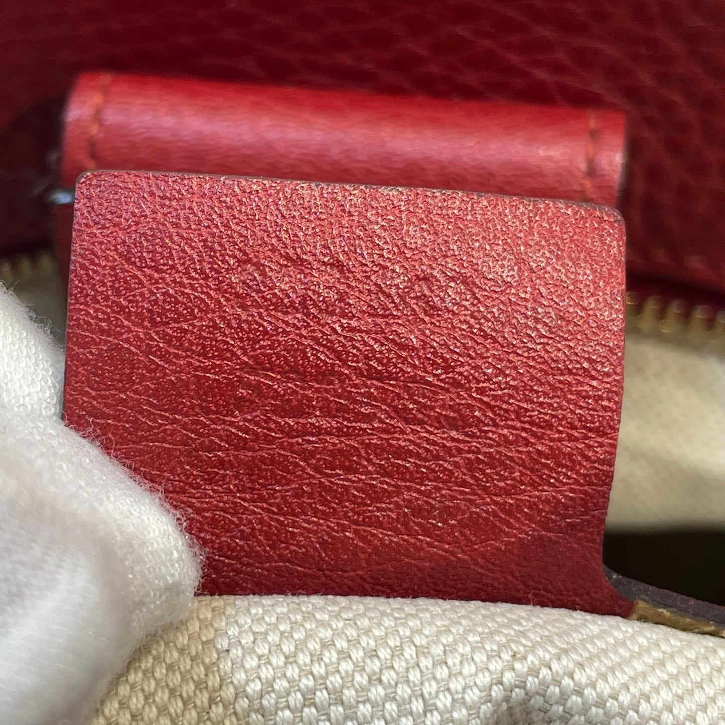 Gucci Medium Calfskin Bamboo Shopper Satchel