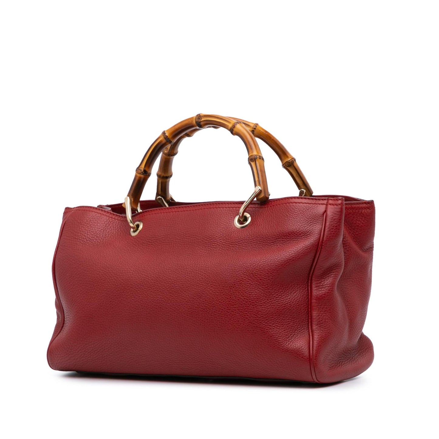 Gucci Medium Calfskin Bamboo Shopper Satchel