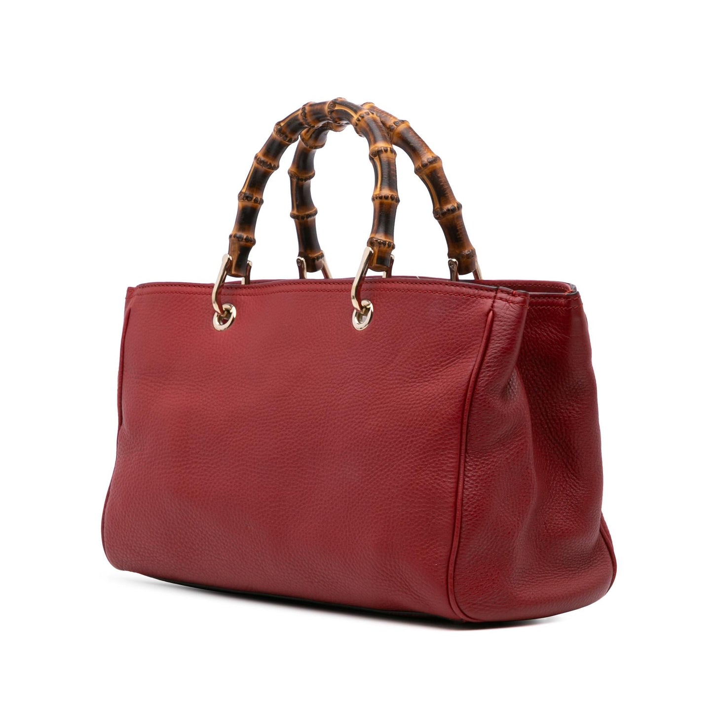 Gucci Medium Calfskin Bamboo Shopper Satchel