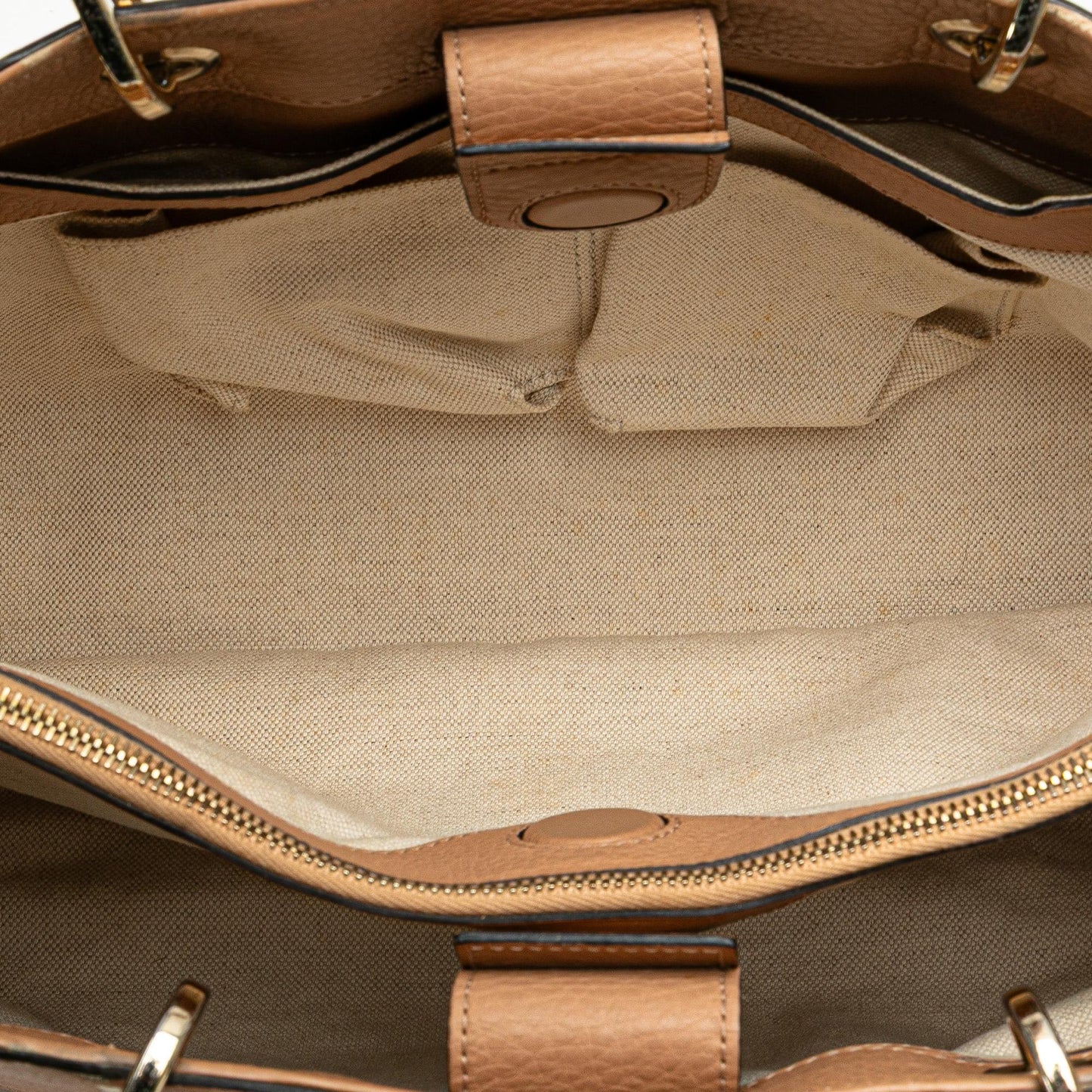 Gucci Medium Calfskin Bamboo Shopper Satchel