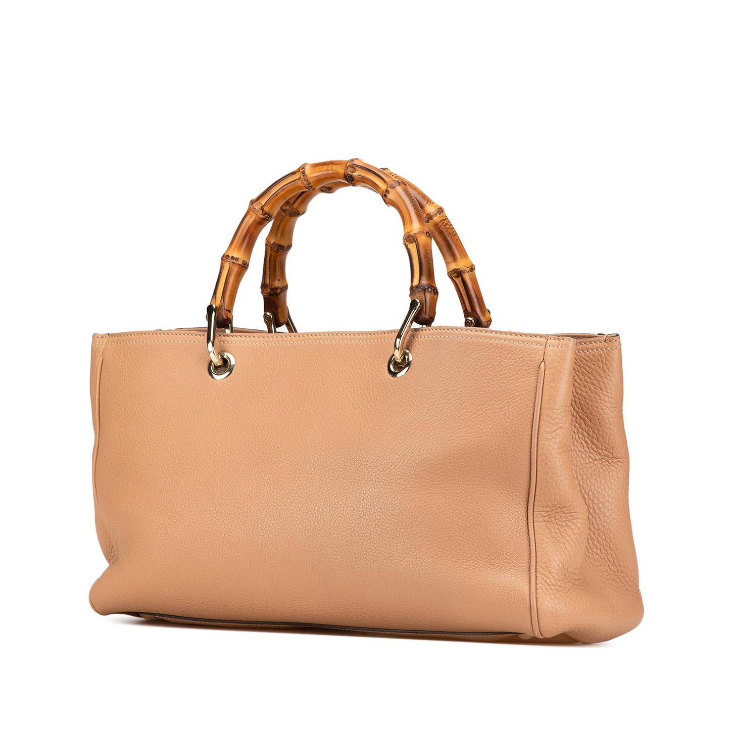 Gucci Medium Calfskin Bamboo Shopper Satchel