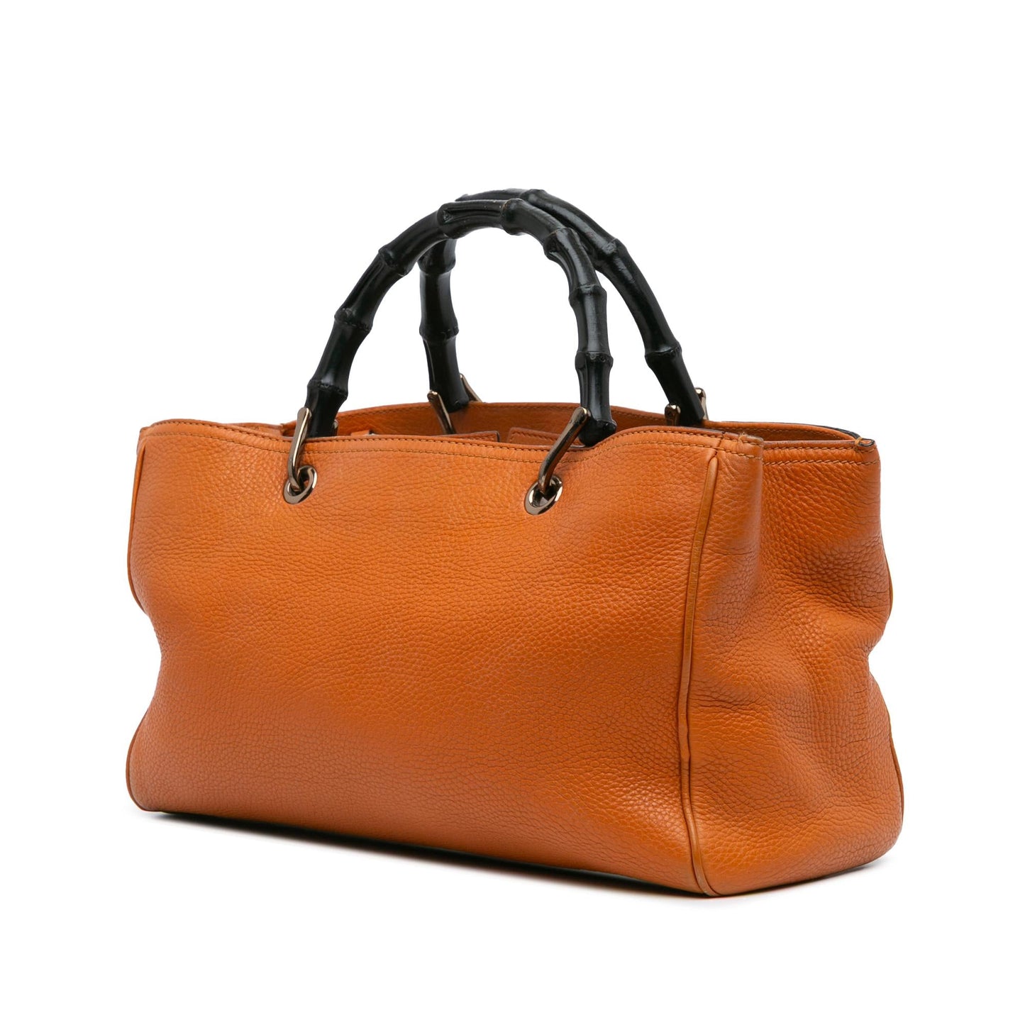 Gucci Medium Calfskin Bamboo Shopper Satchel