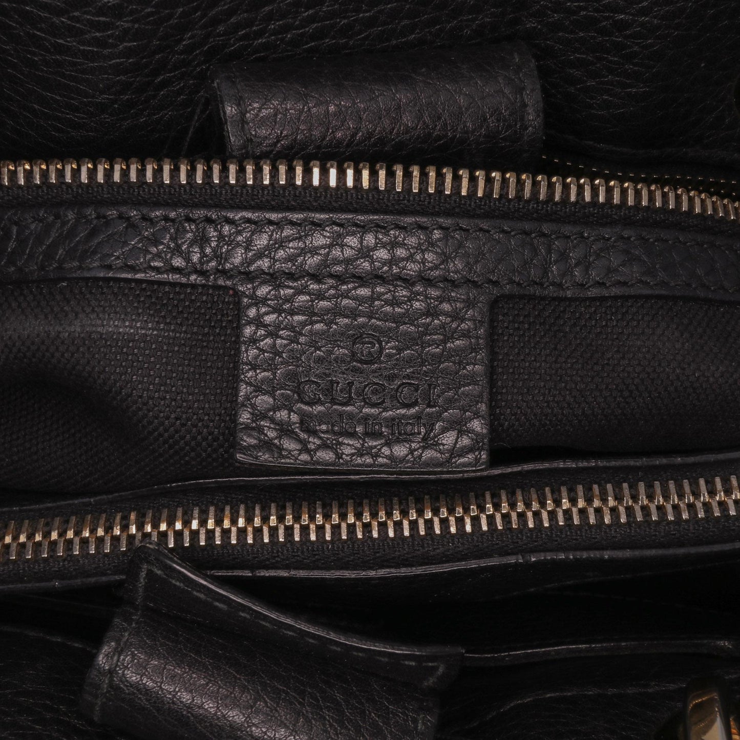 Gucci Medium Calfskin Bamboo Shopper Satchel