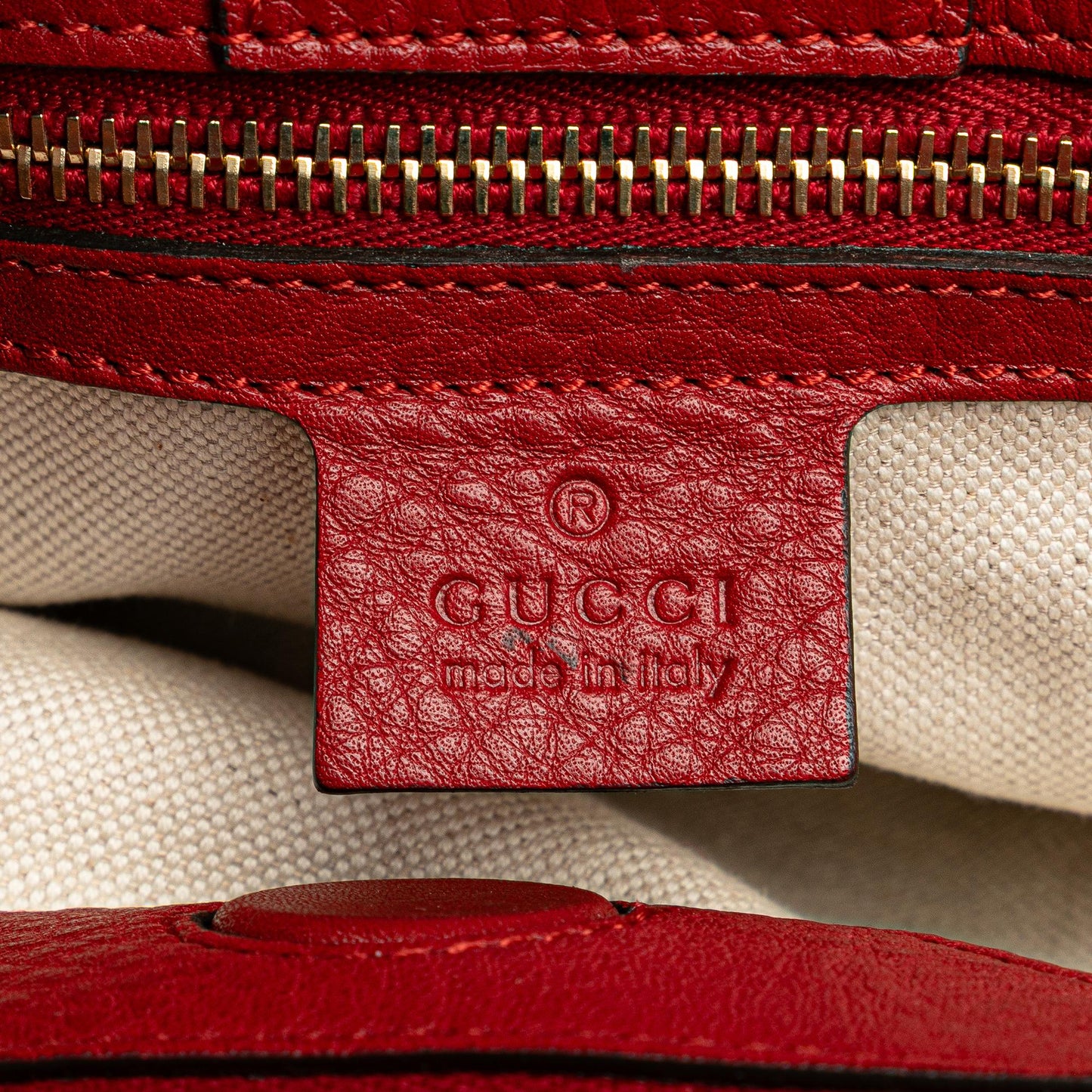 Gucci Medium Calfskin Bamboo Shopper Satchel