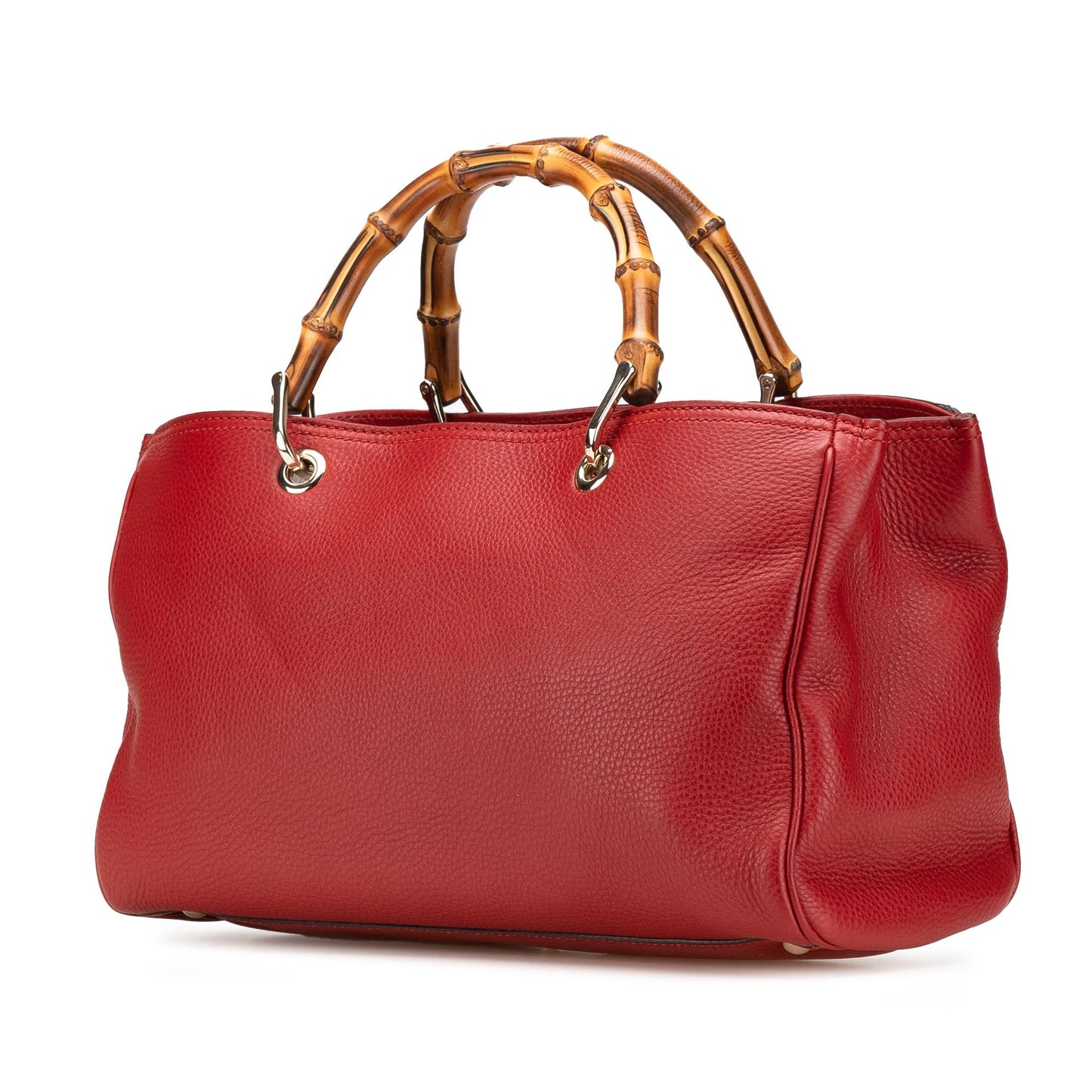 Gucci Medium Calfskin Bamboo Shopper Satchel