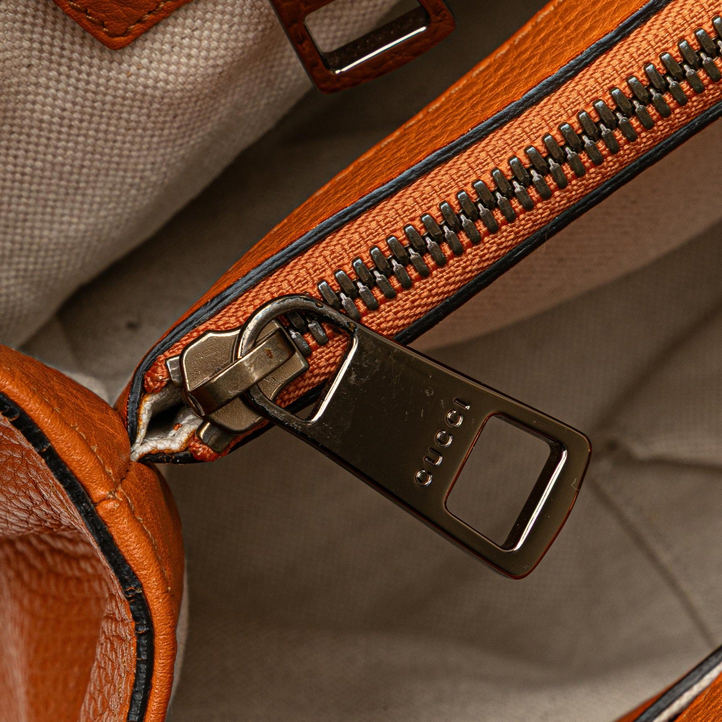 Gucci Medium Calfskin Bamboo Shopper Satchel