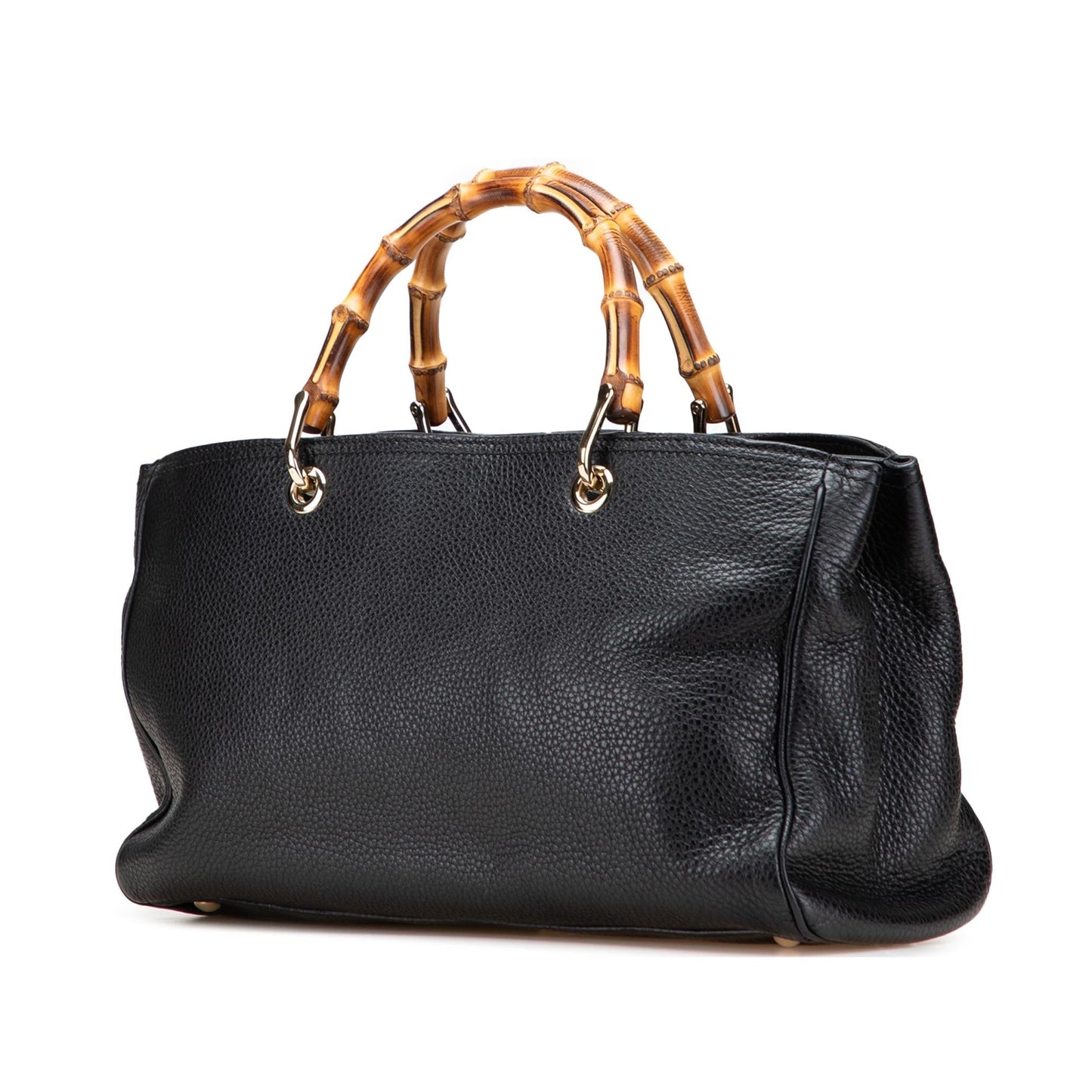 Gucci Medium Calfskin Bamboo Shopper Satchel