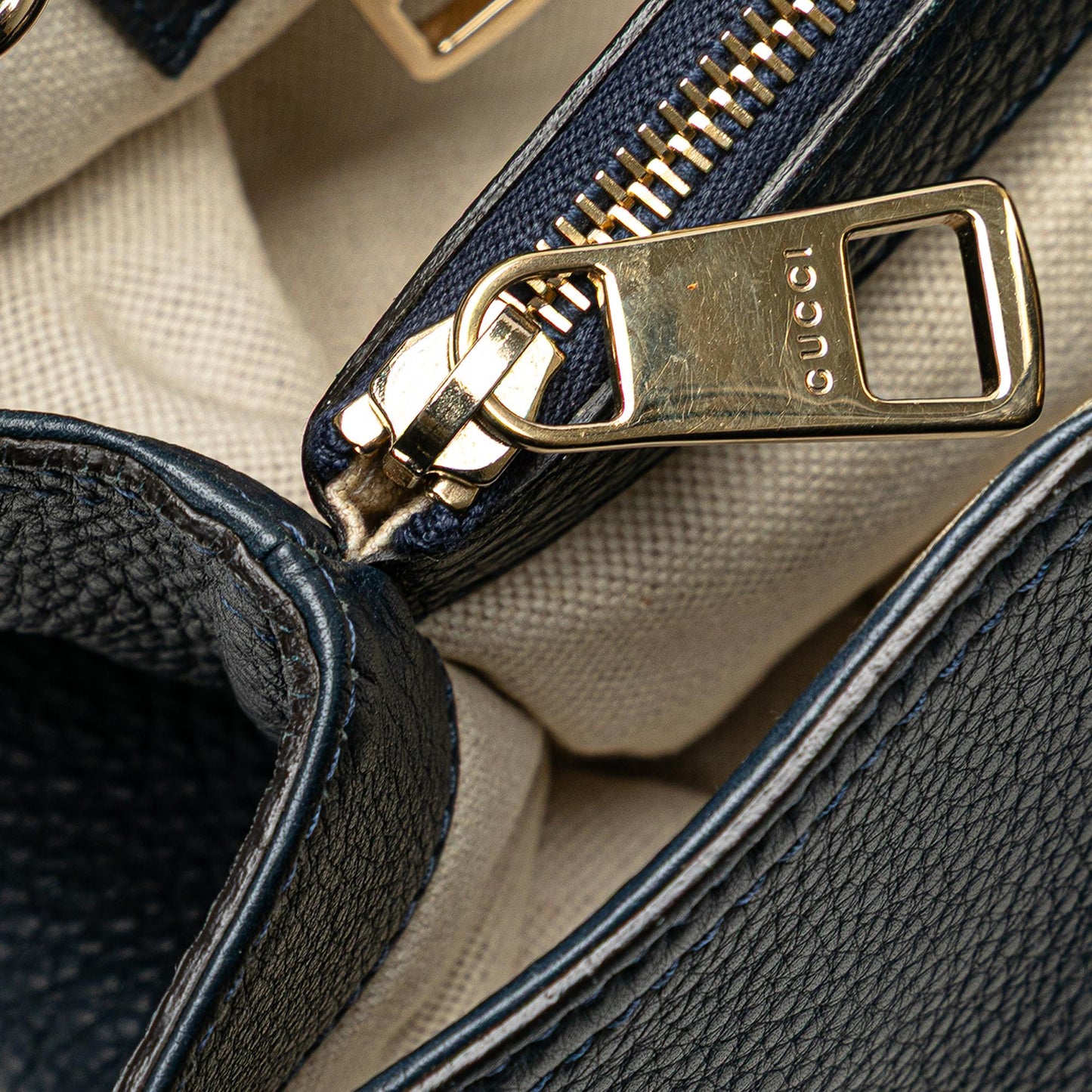 Gucci Medium Calfskin Bamboo Shopper Satchel