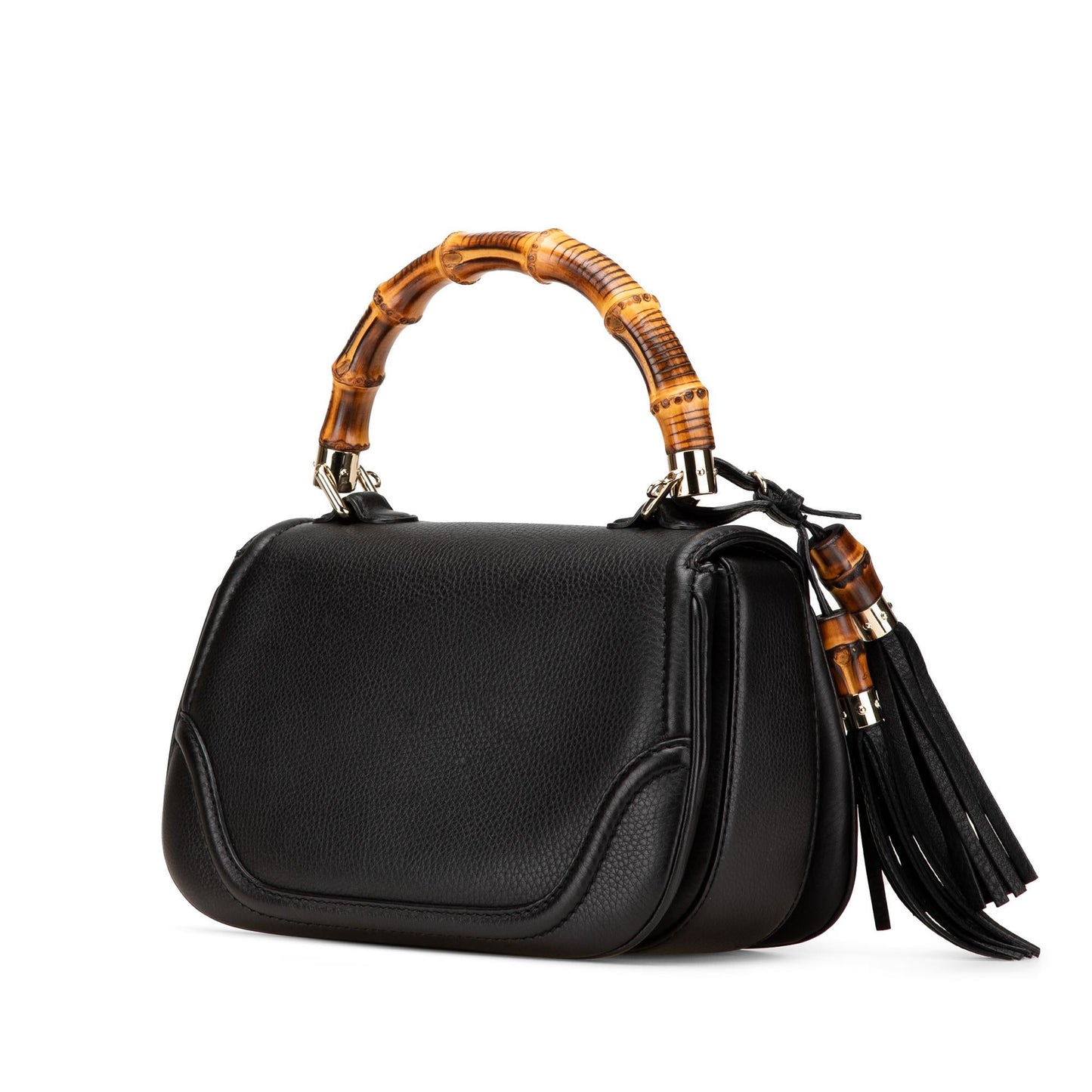 Gucci Medium Calfskin Bamboo Top Handle Bag