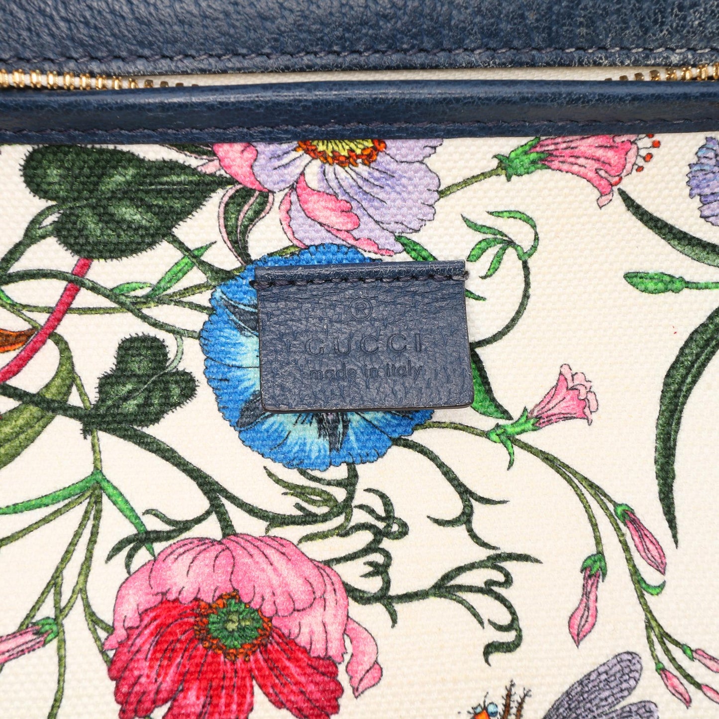 Gucci Medium Canvas Flora Satchel