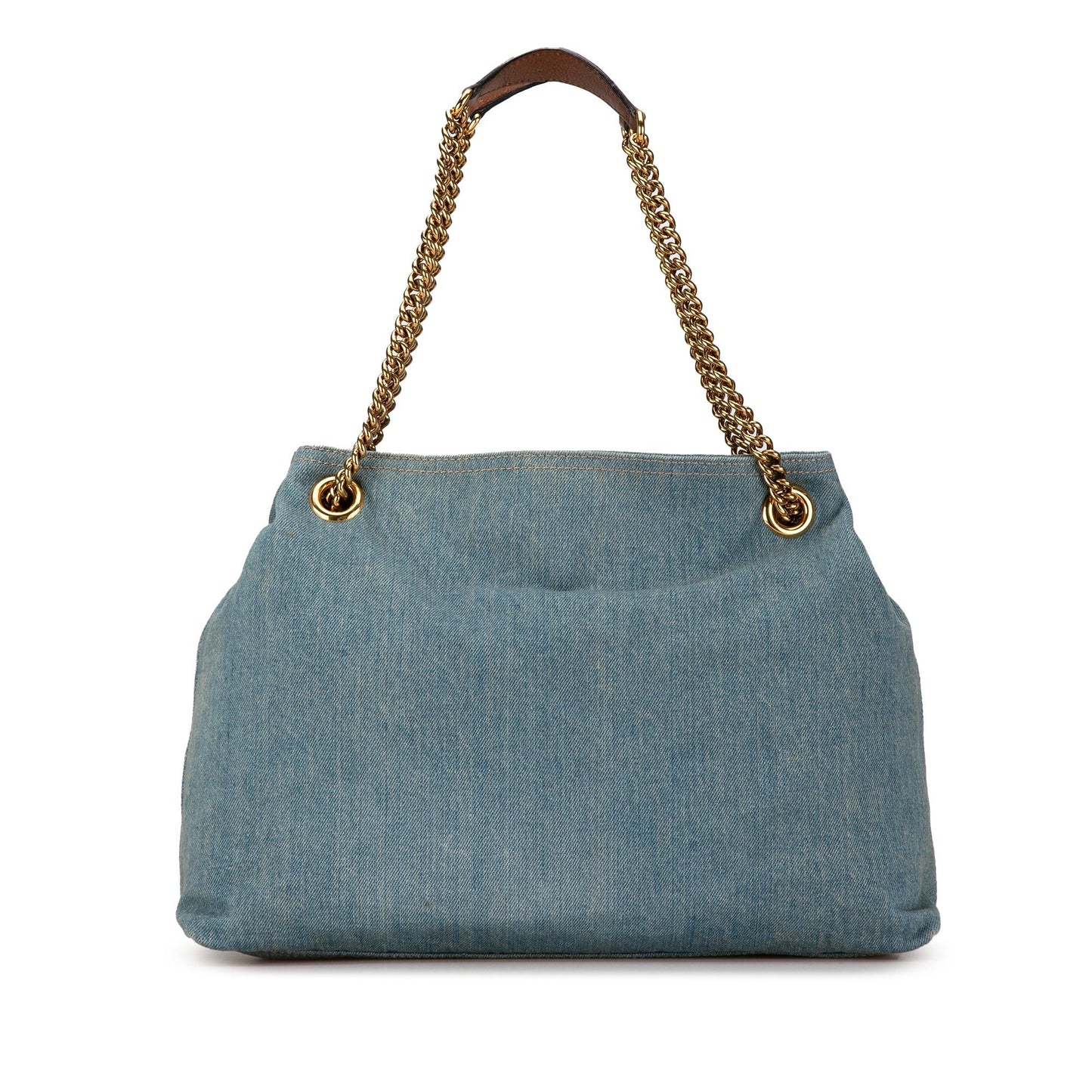 Gucci Medium Denim Soho Chain Tote (SHG-DkVIUR)