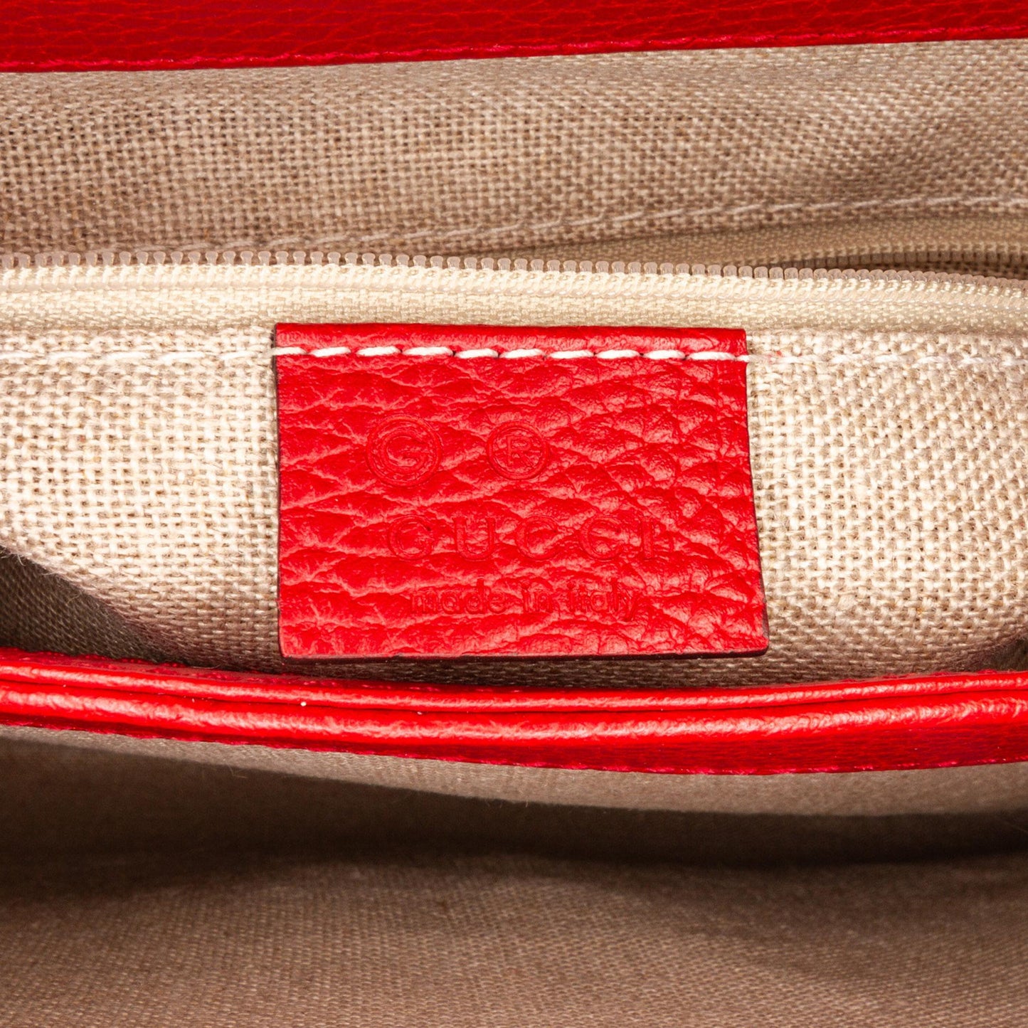 Gucci Medium Dollar Calf Interlocking G Satchel (SHG-AMhH0L)